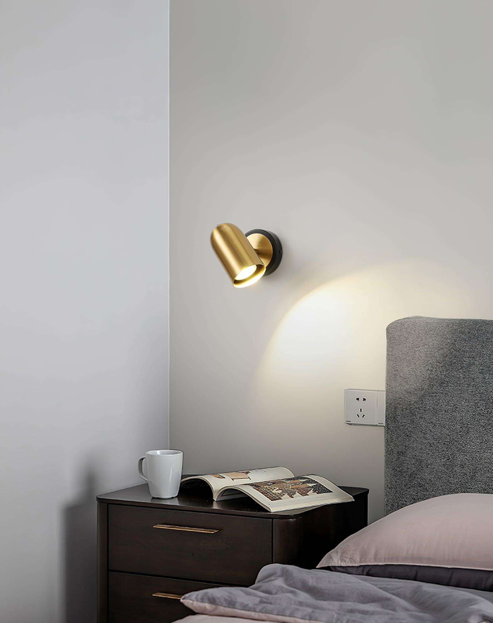 Liora Modern Minimalist Gold Wall Lamp-Neutral Decor