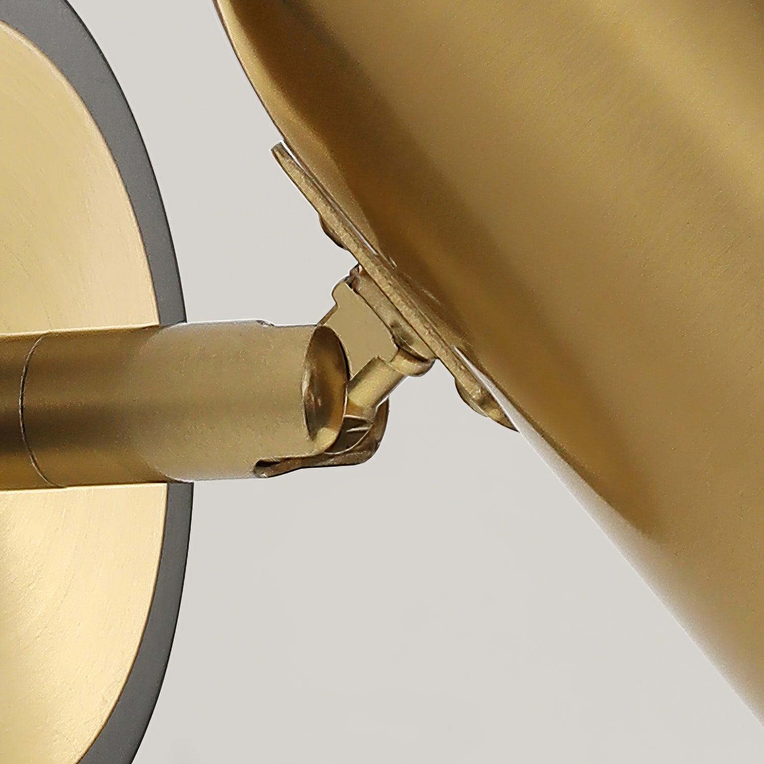 Liora Modern Minimalist Gold Wall Lamp-Neutral Decor