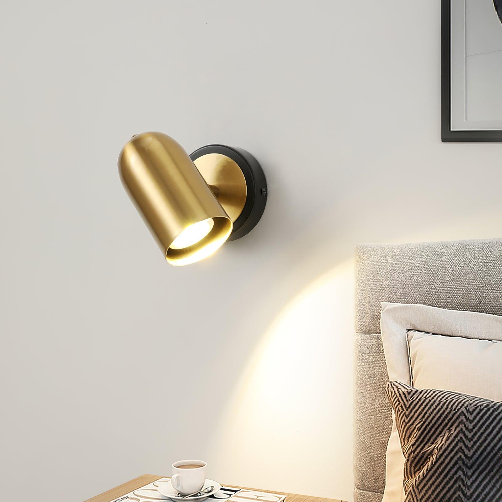 Liora Modern Minimalist Gold Wall Lamp-Neutral Decor
