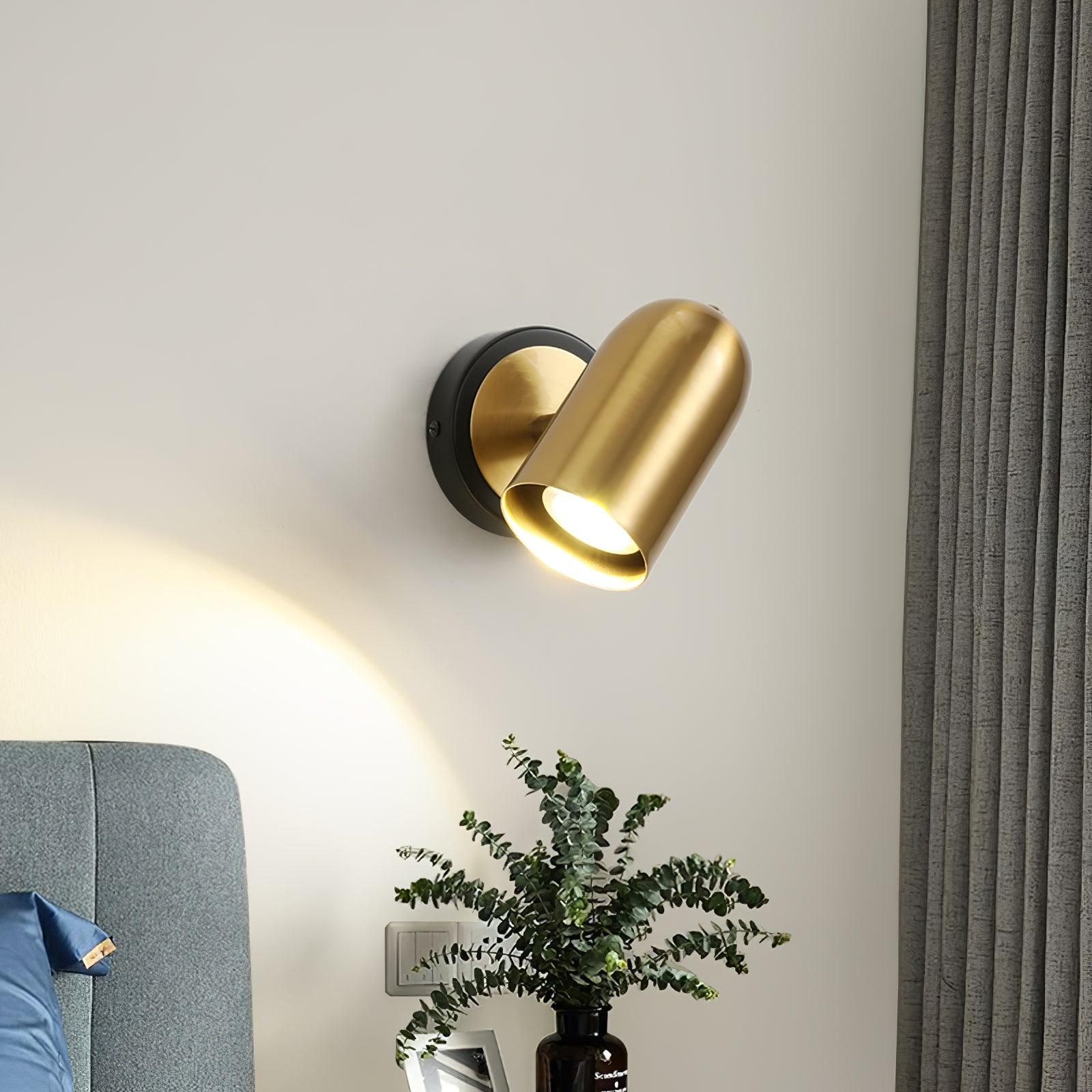 Liora Modern Minimalist Gold Wall Lamp-Neutral Decor