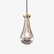 Votheor Modern Minimalist Brass Glass Pendant Lamp-Neutral Decor
