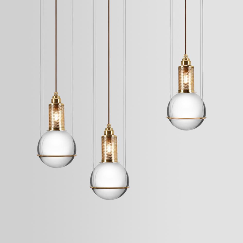 Jovell Pendant Light Crystal Adjustable-Neutral Decor