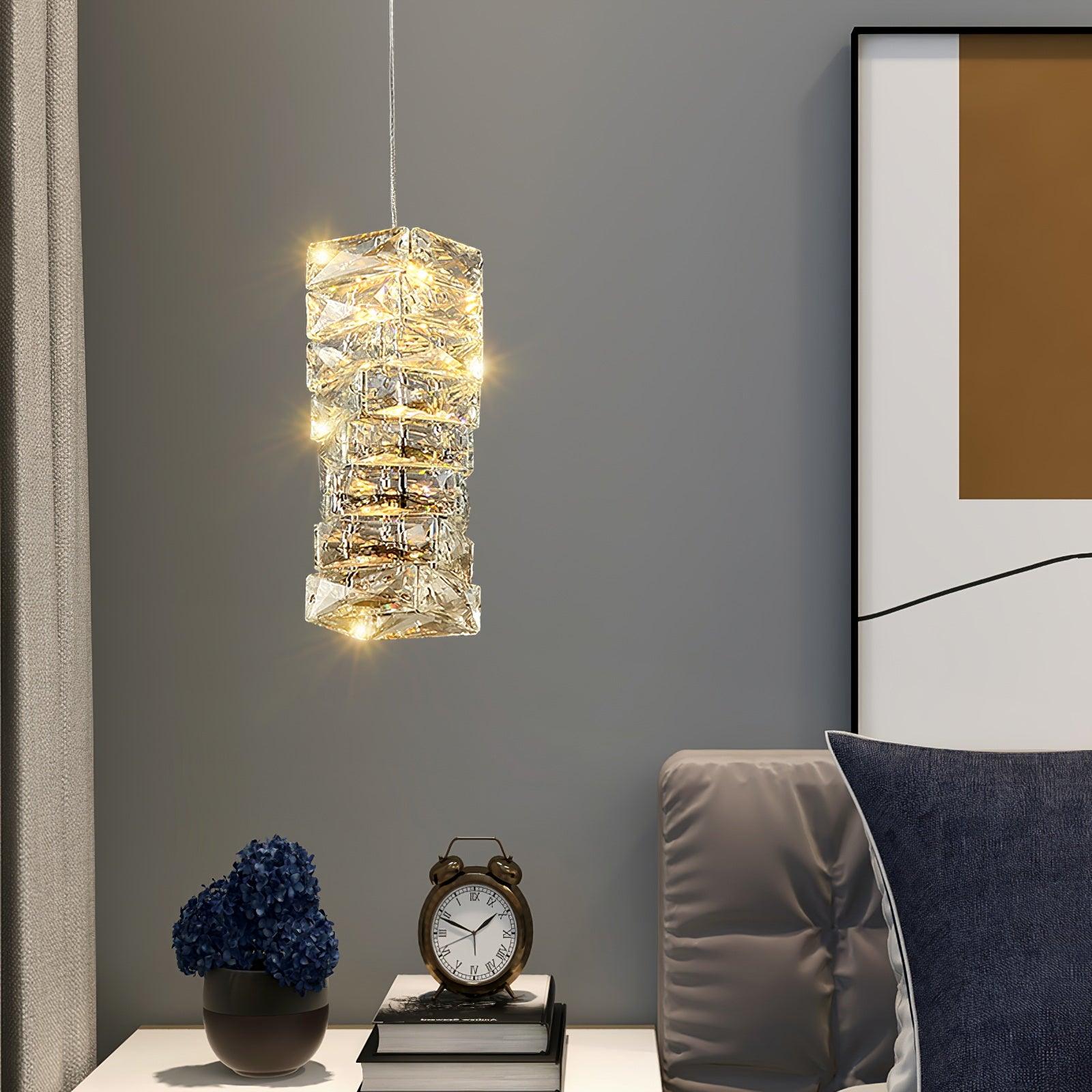 Crysta Luxury Crystal Pendant Lamp-Neutral Decor