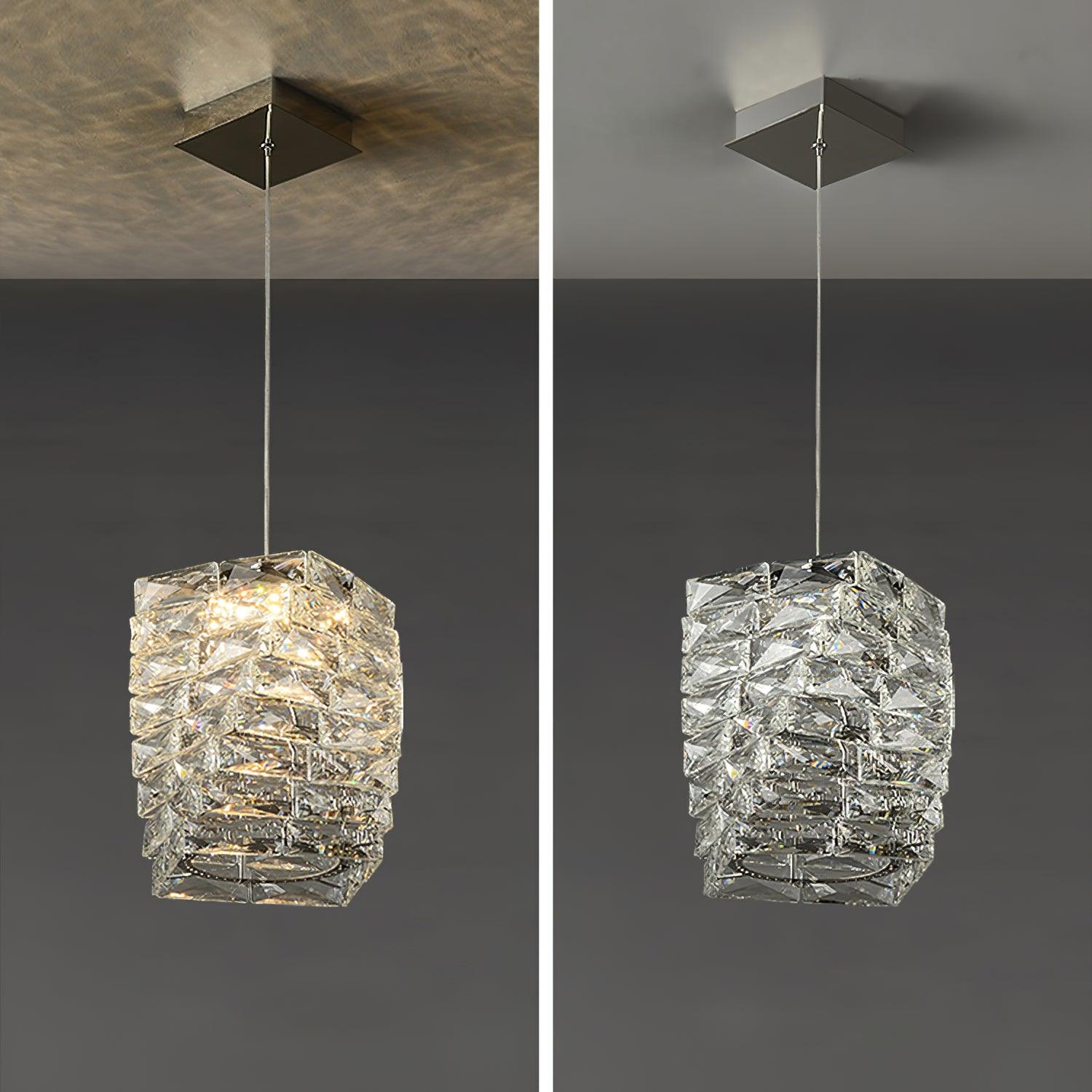 Crysta Luxury Crystal Pendant Lamp-Neutral Decor