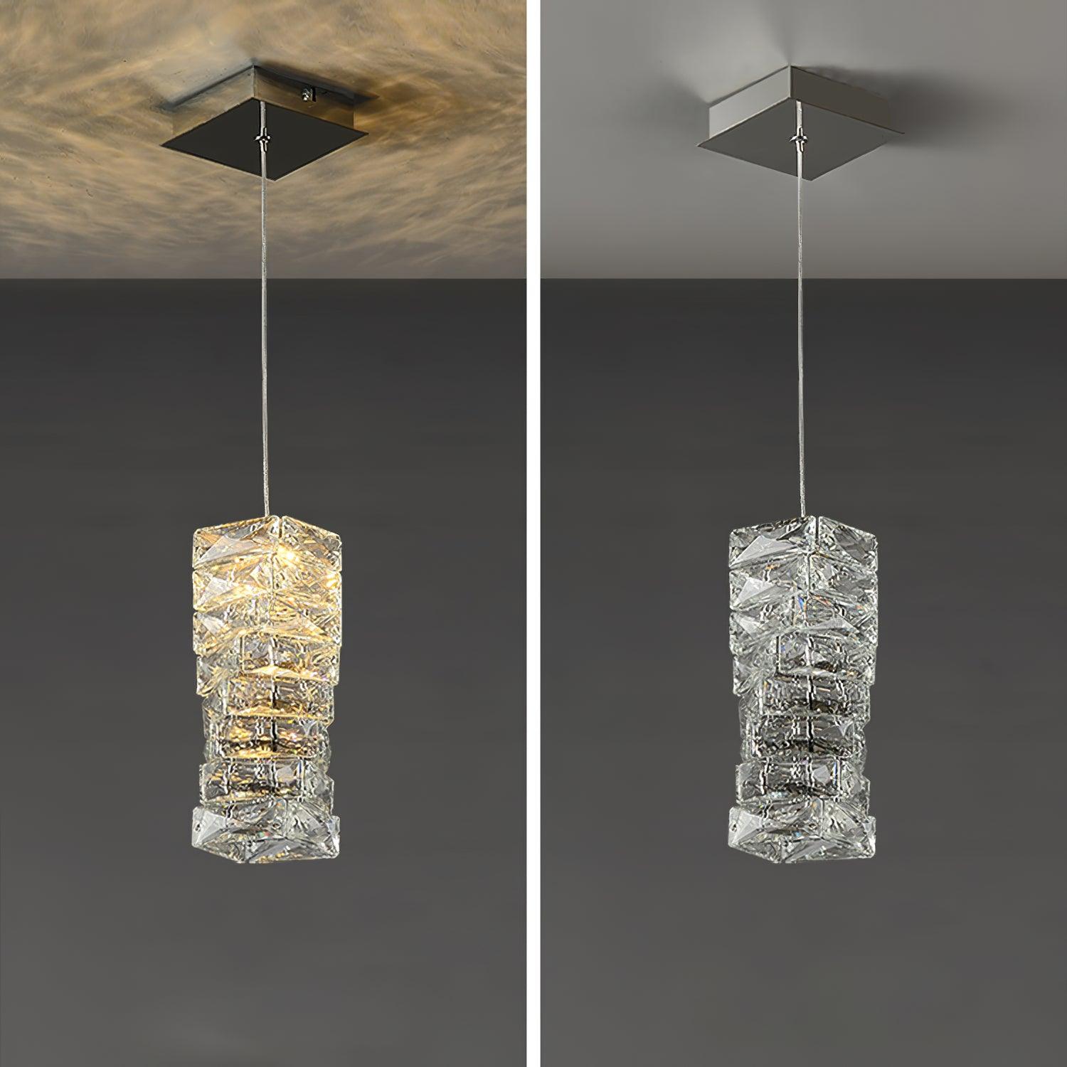 Crysta Luxury Crystal Pendant Lamp-Neutral Decor