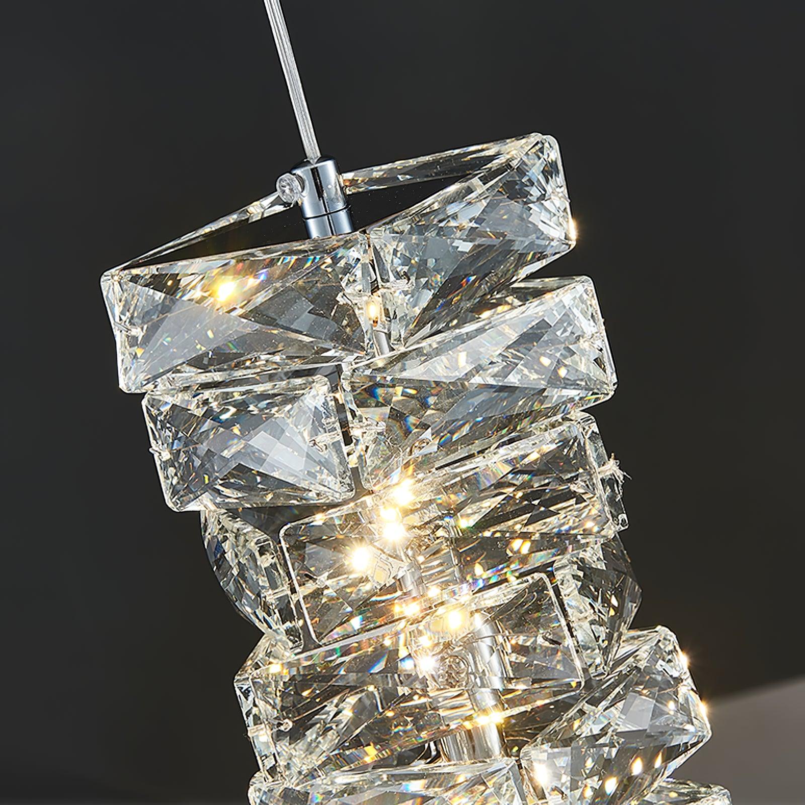 Crysta Luxury Crystal Pendant Lamp-Neutral Decor