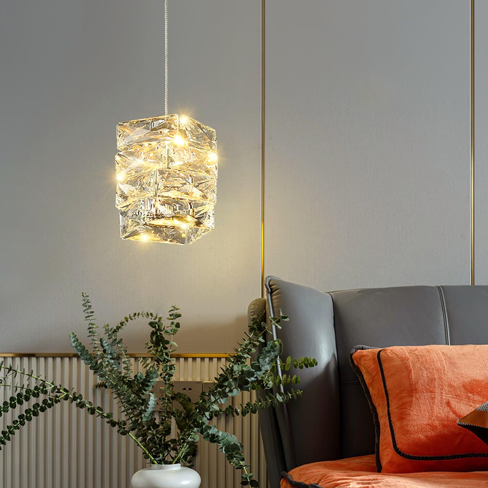 Crysta Luxury Crystal Pendant Lamp-Neutral Decor