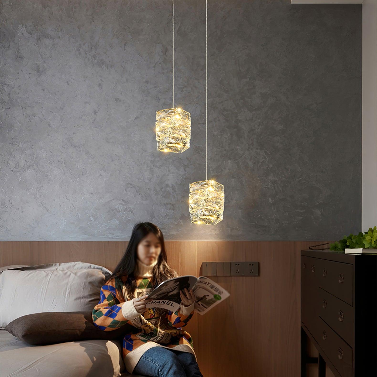 Crysta Luxury Crystal Pendant Lamp-Neutral Decor