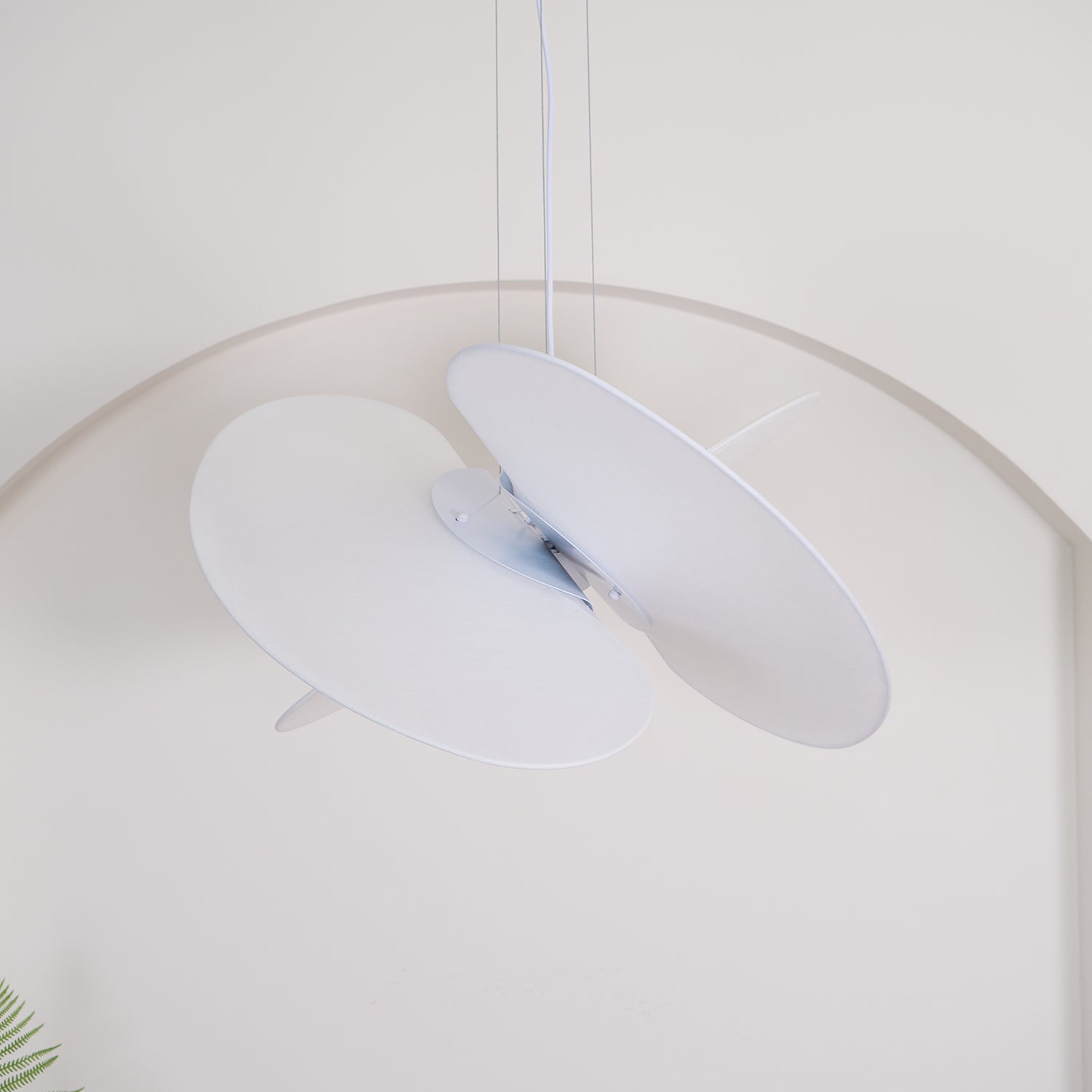 Whirl Modern Fabric Pendant Lamp-Neutral Decor