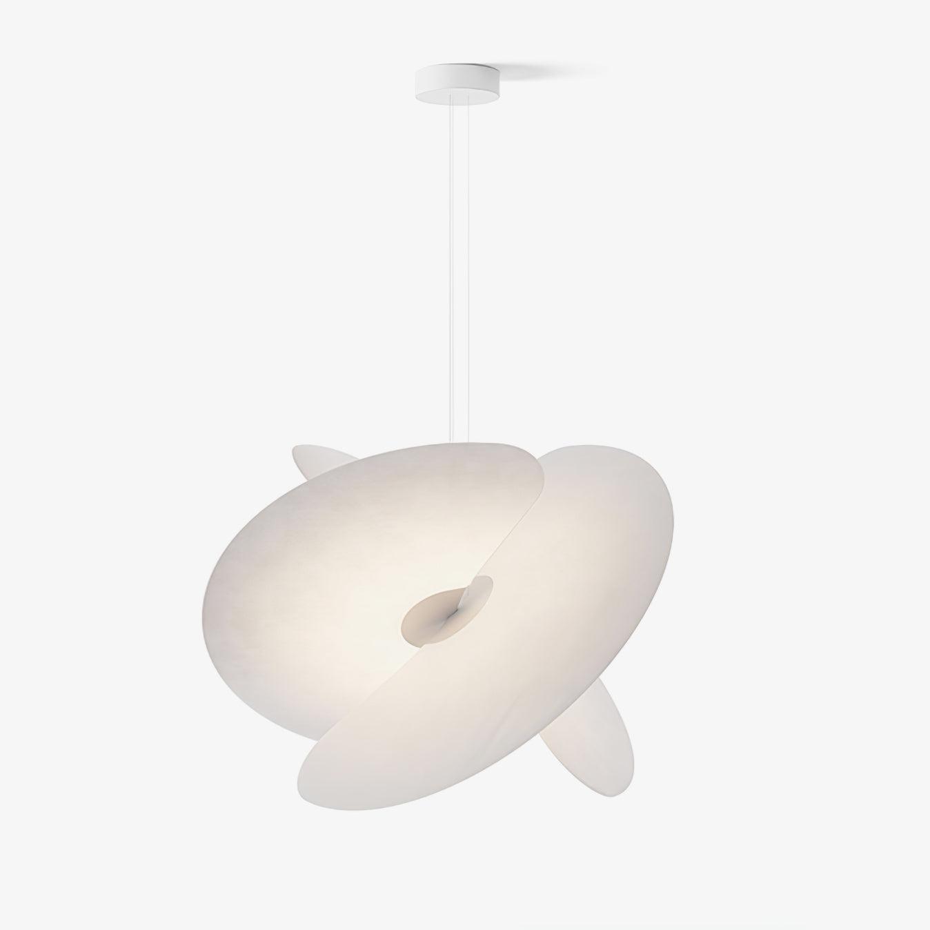 Whirl Modern Fabric Pendant Lamp-Neutral Decor