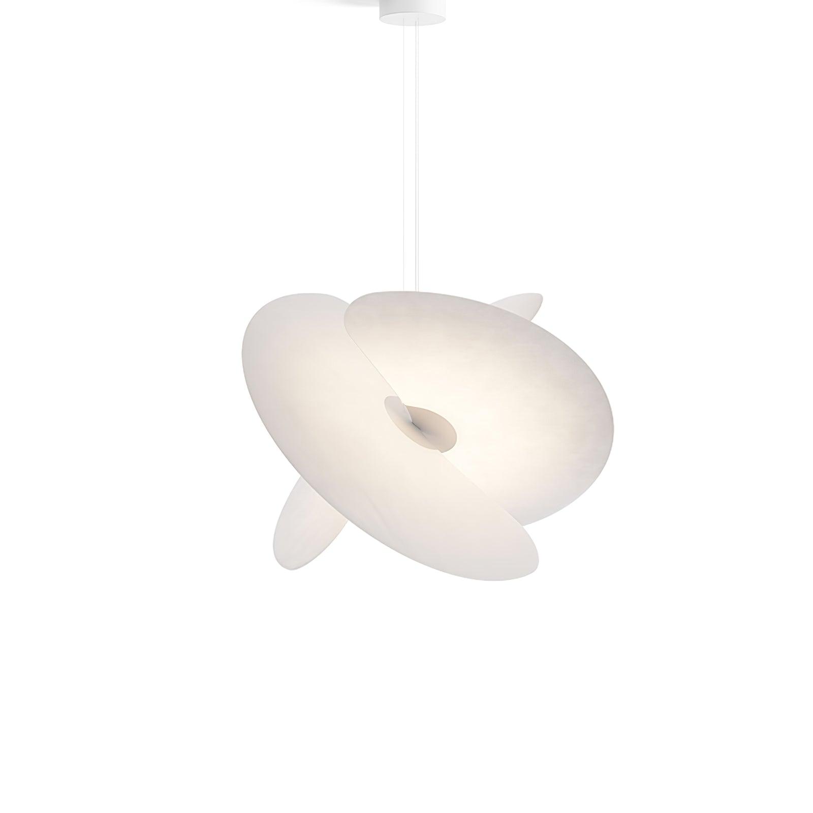 Whirl Modern Fabric Pendant Lamp-Neutral Decor
