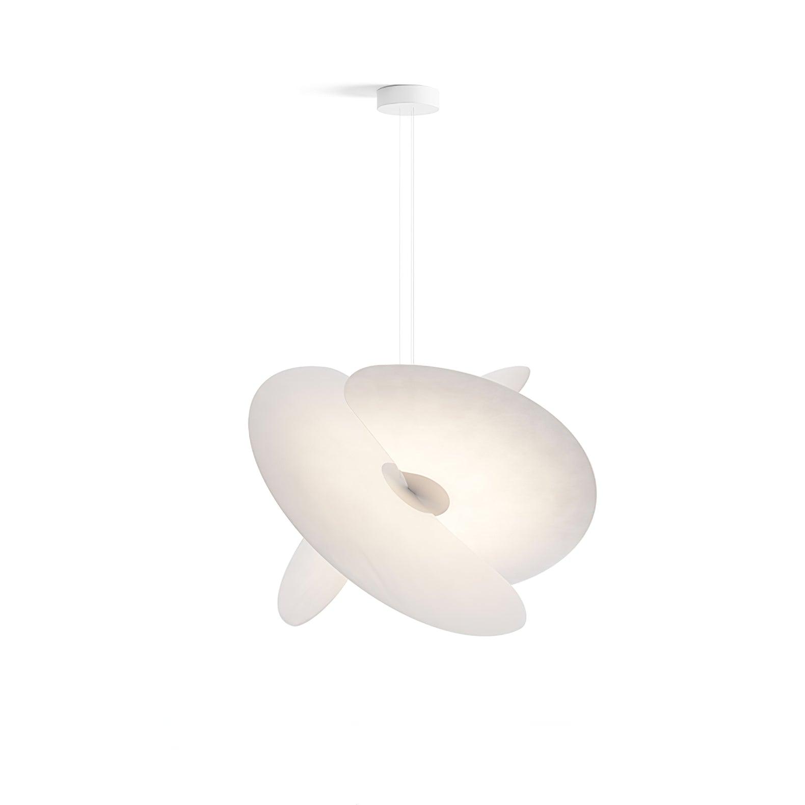 Whirl Modern Fabric Pendant Lamp-Neutral Decor