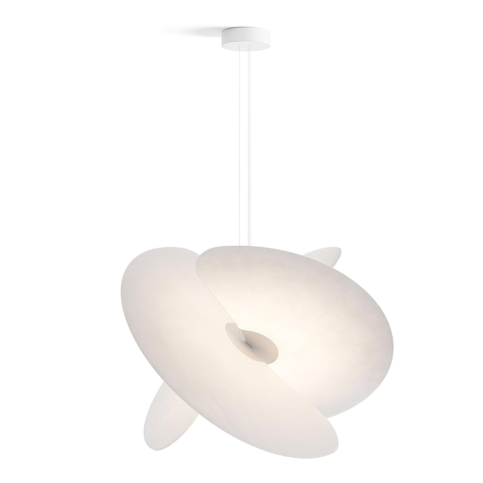 Whirl Modern Fabric Pendant Lamp-Neutral Decor