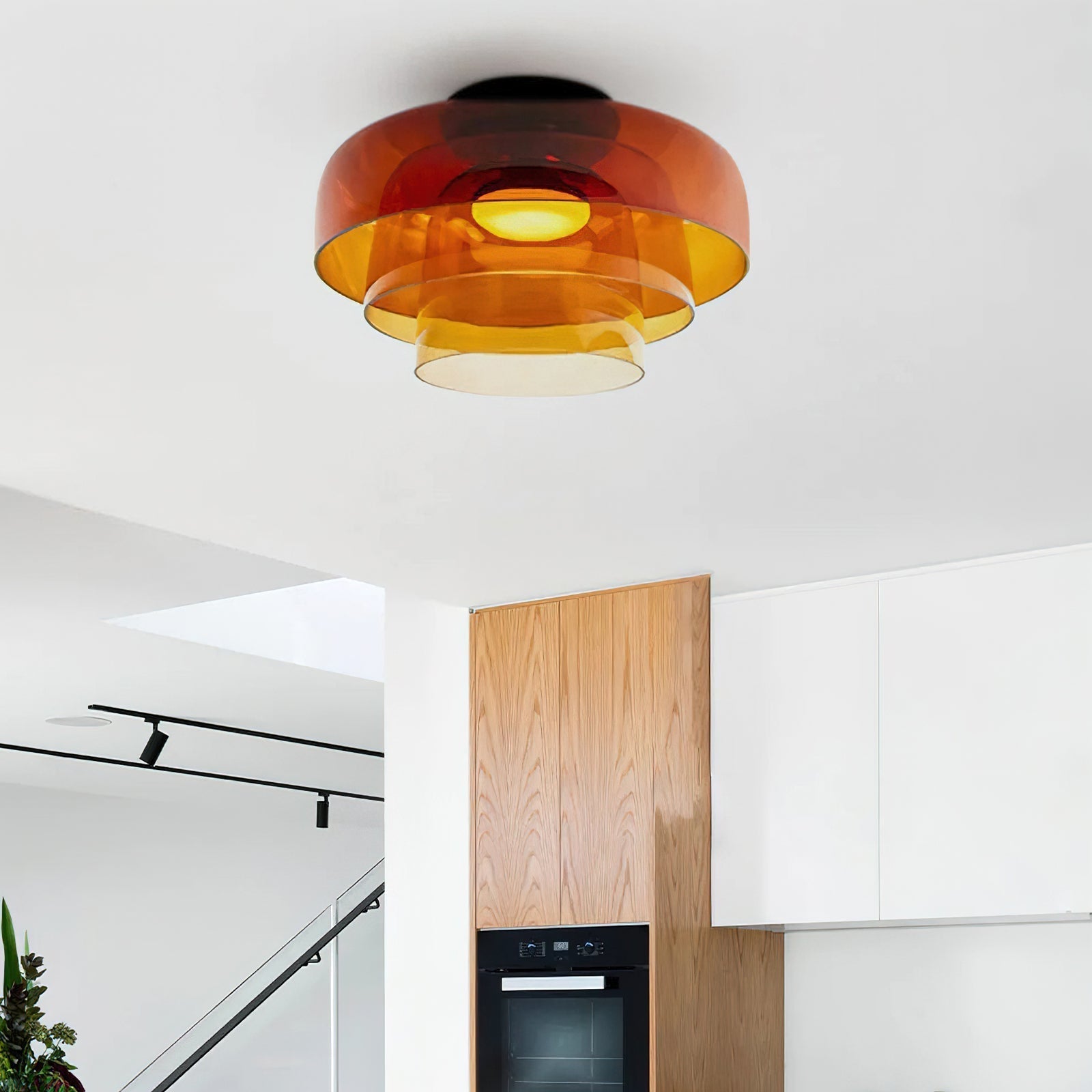 Liveny Ceiling Lamp Layered Structure Warm Elegant-Neutral Decor