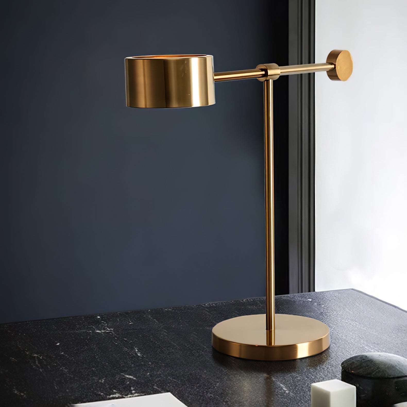 Veloise Minimalist Table Lamp-Neutral Decor