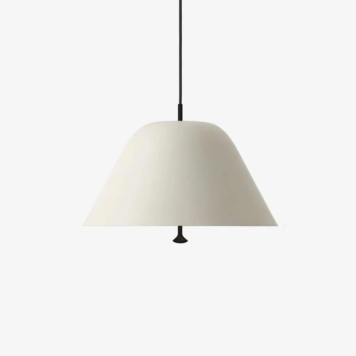 Pendant Lamp Modern Metal Shade in Green and White Minimalist