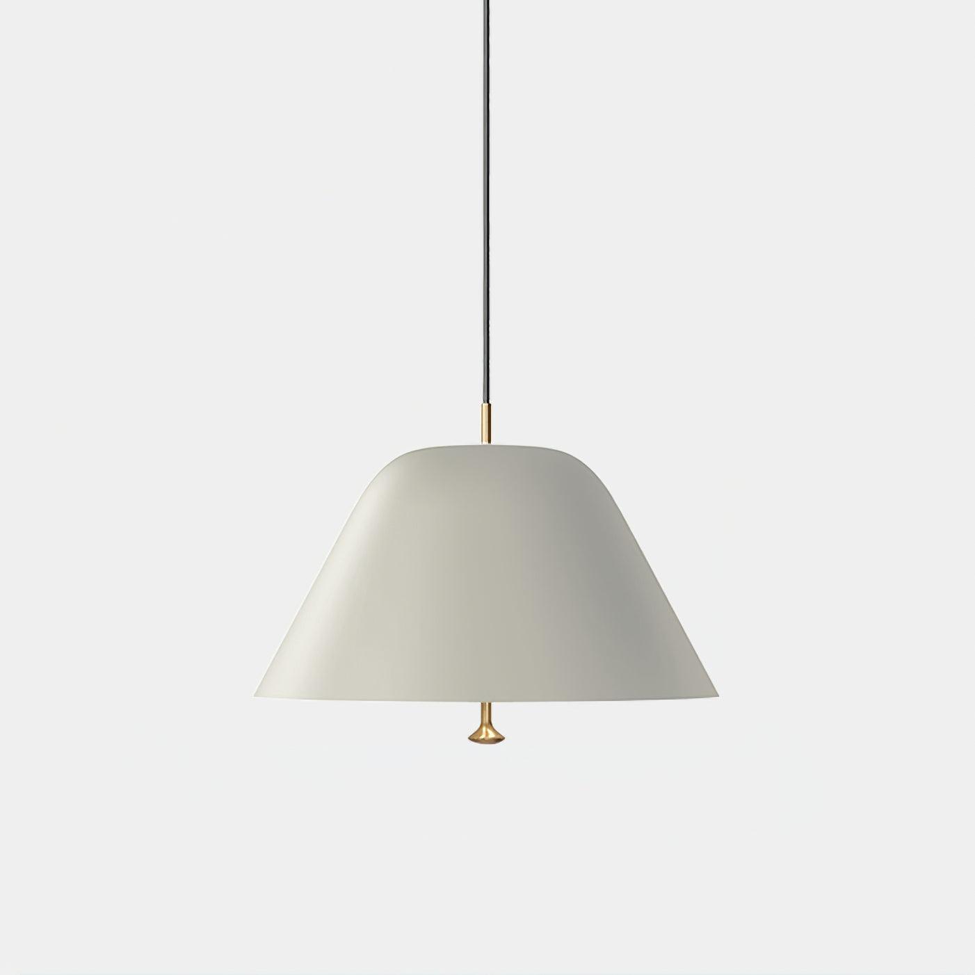 Pendant Lamp Modern Metal Shade in Green and White Minimalist
