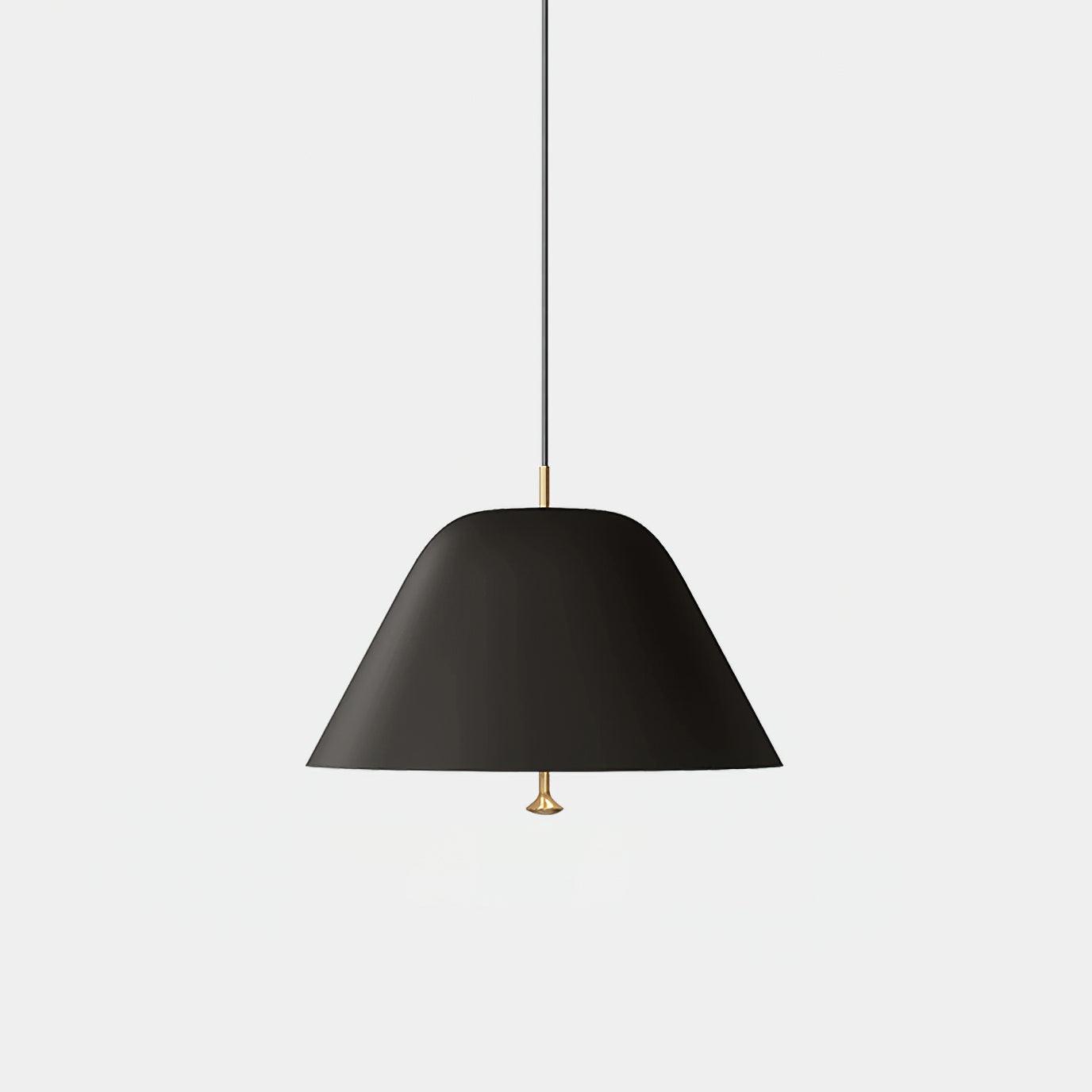 Pendant Lamp Modern Metal Shade in Green and White Minimalist