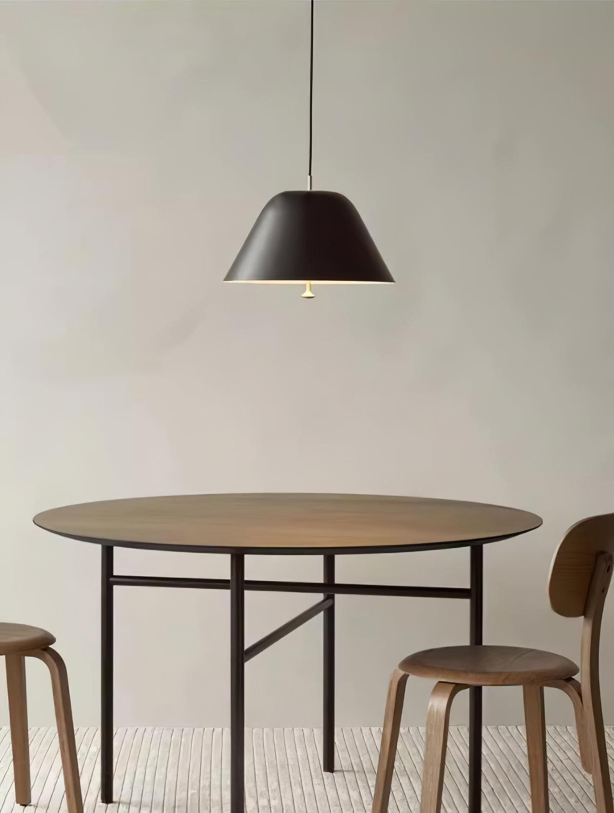 Evir Pendant Lamp Bell Glass Brass Minimalist-Neutral Decor