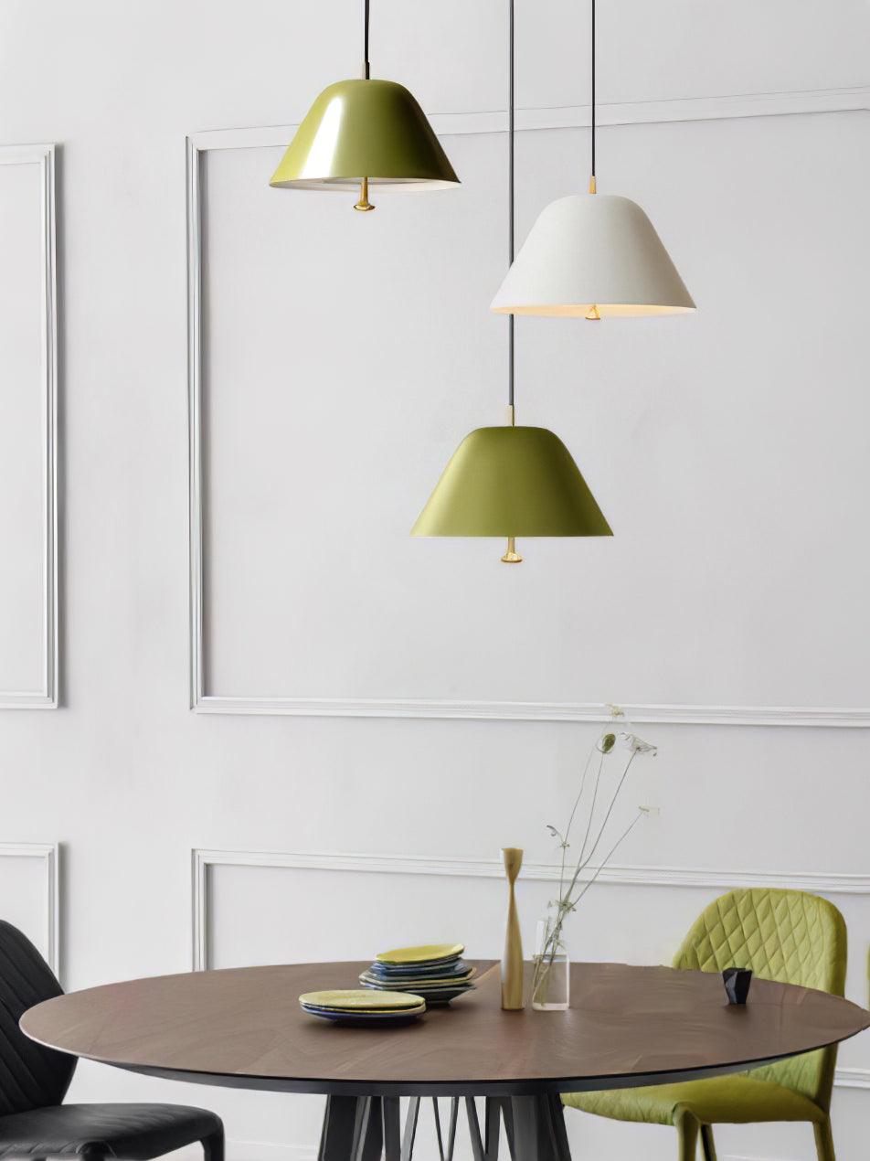 Evir Pendant Lamp Bell Glass Brass Minimalist-Neutral Decor