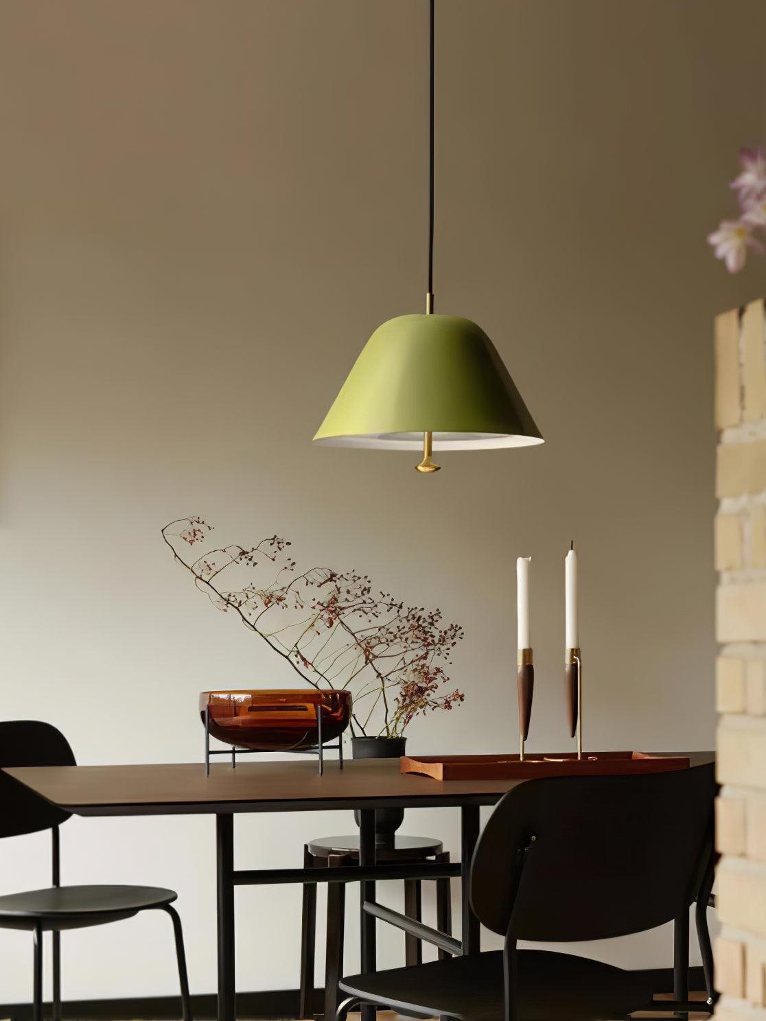 Evir Pendant Lamp Bell Glass Brass Minimalist-Neutral Decor