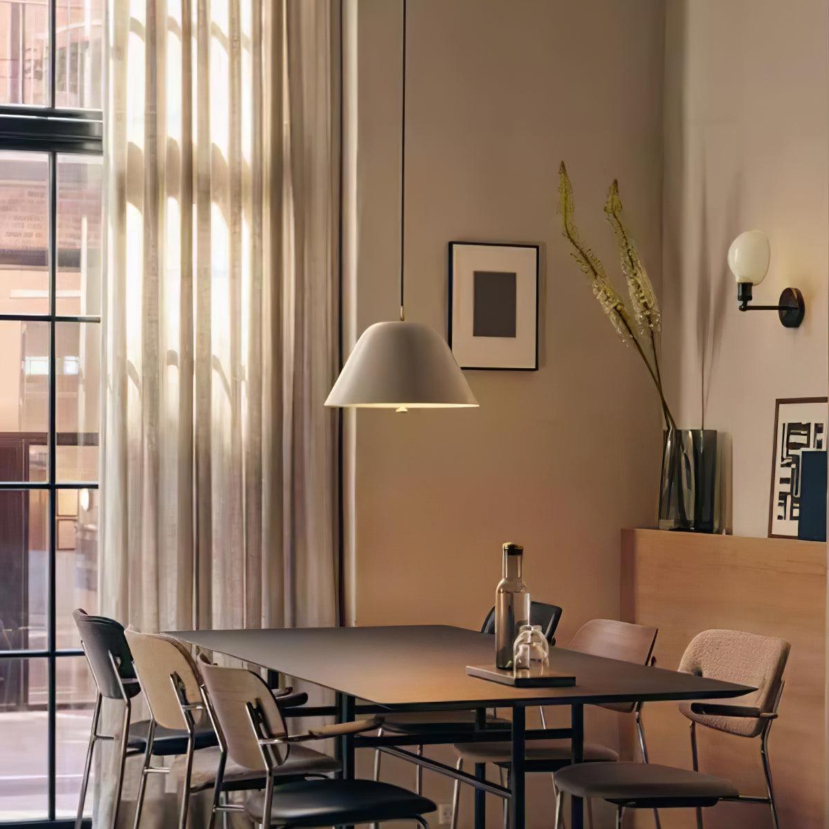 Evir Pendant Lamp Bell Glass Brass Minimalist-Neutral Decor
