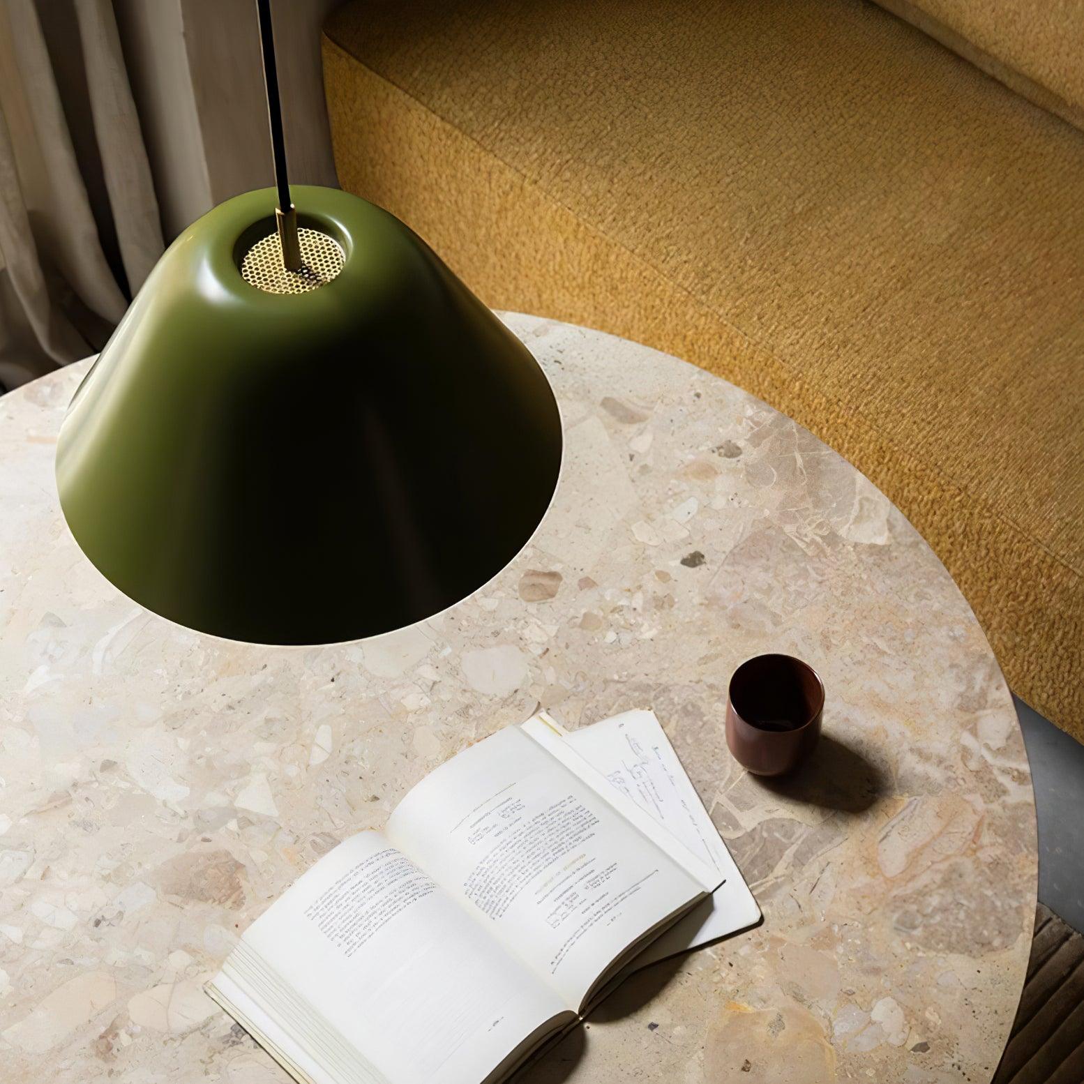 Evir Pendant Lamp Bell Glass Brass Minimalist-Neutral Decor