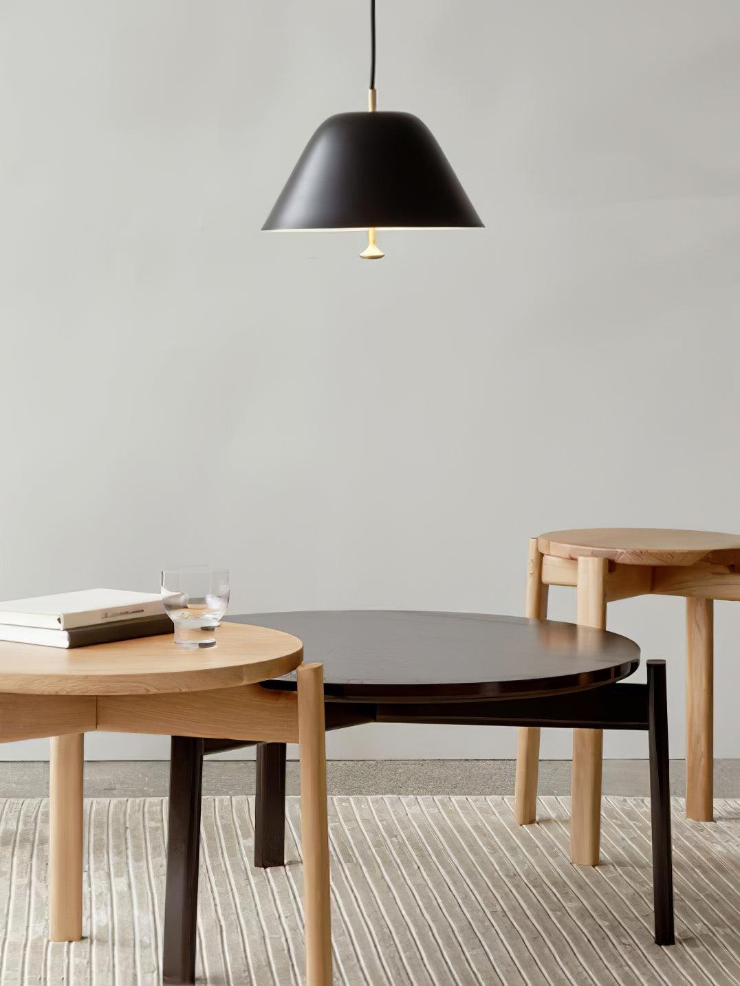 Evir Pendant Lamp Bell Glass Brass Minimalist-Neutral Decor