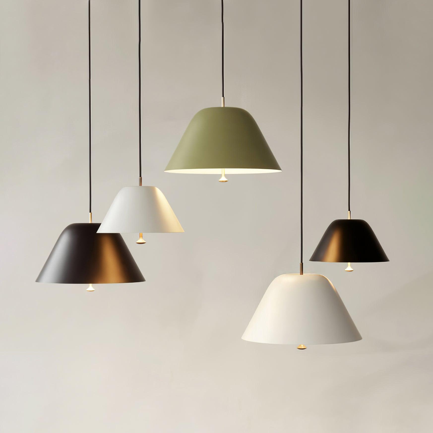 Evir Pendant Lamp Bell Glass Brass Minimalist-Neutral Decor