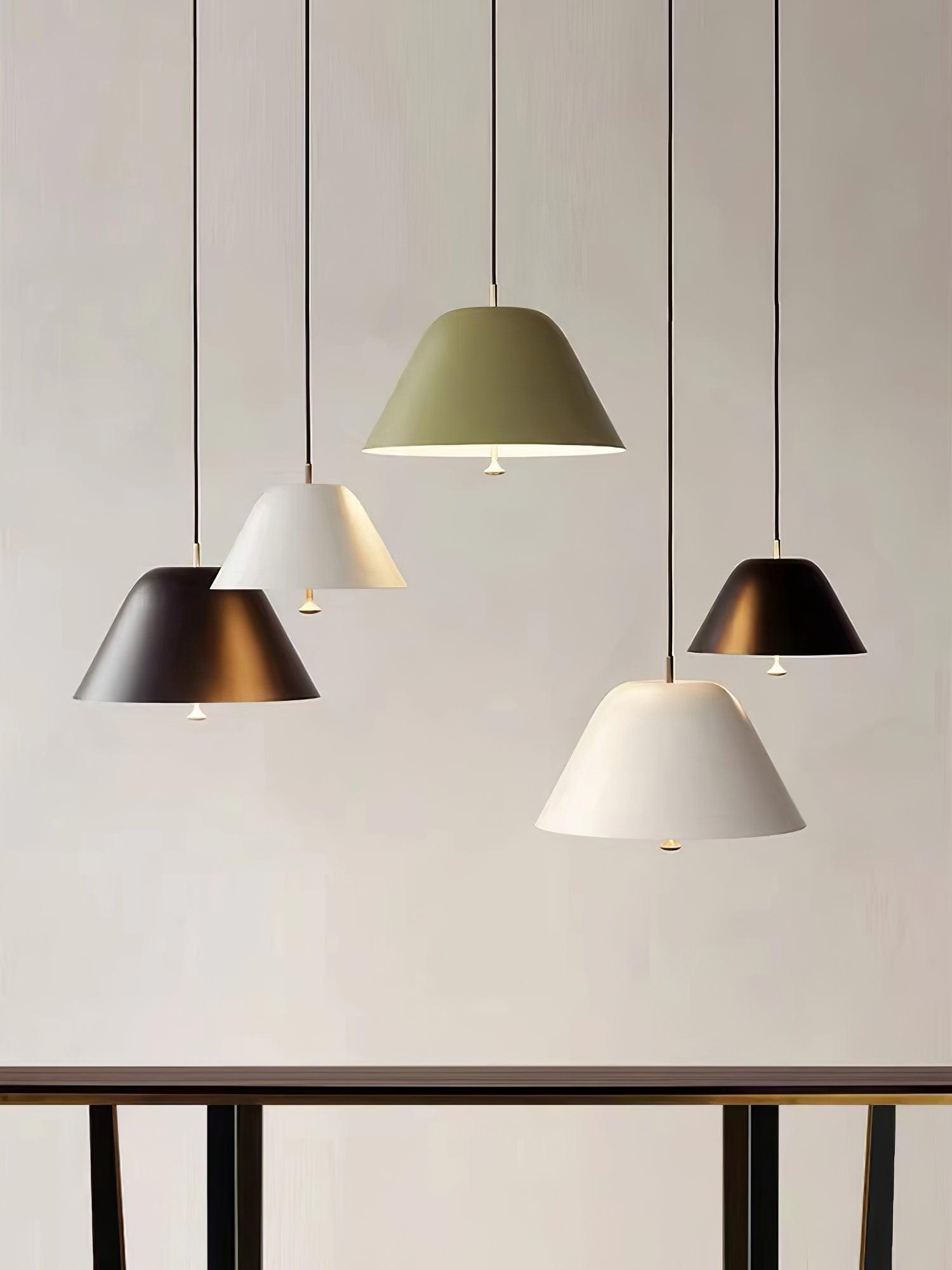 Evir Pendant Lamp Bell Glass Brass Minimalist-Neutral Decor