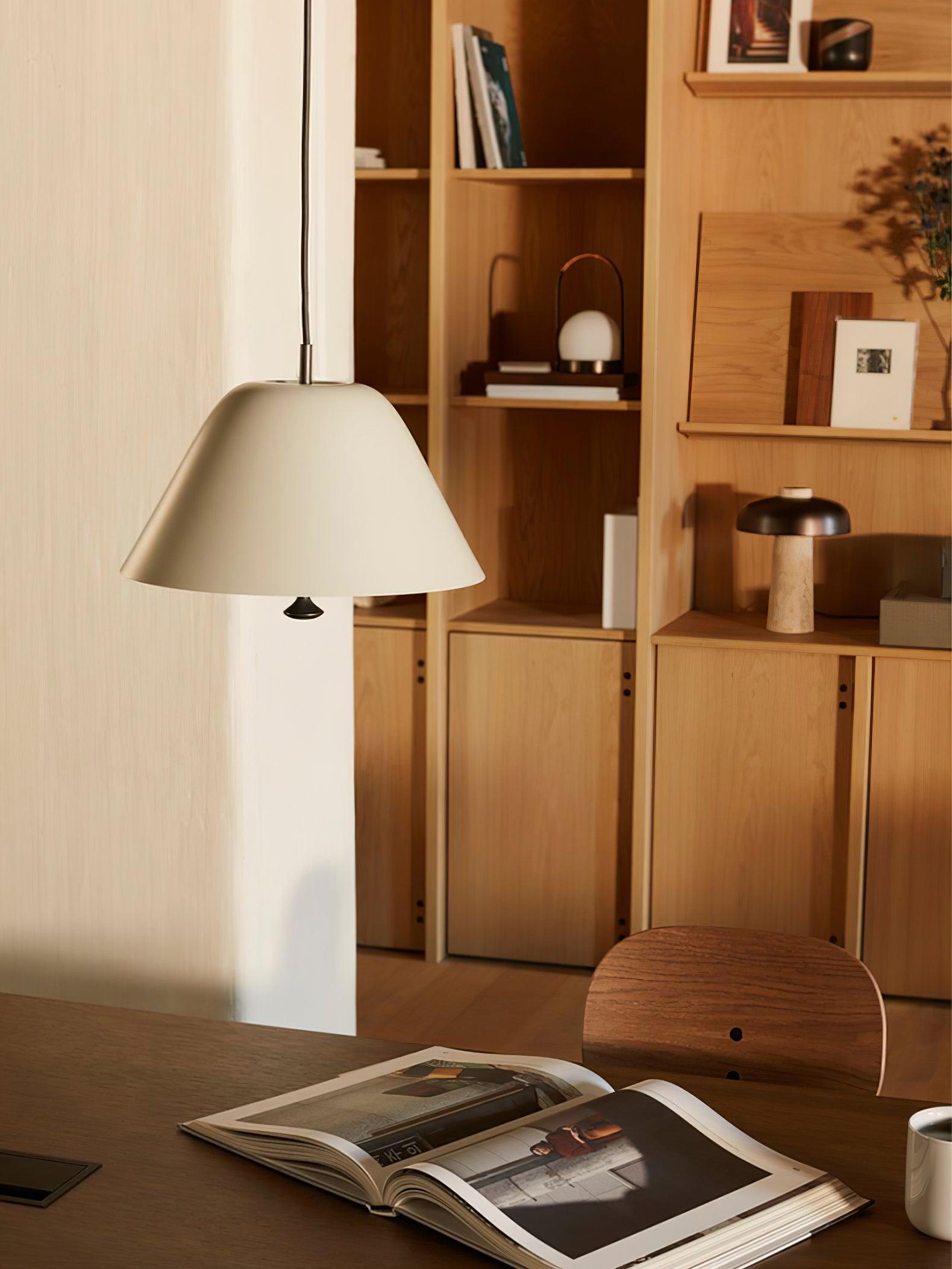 Evir Pendant Lamp Bell Glass Brass Minimalist-Neutral Decor