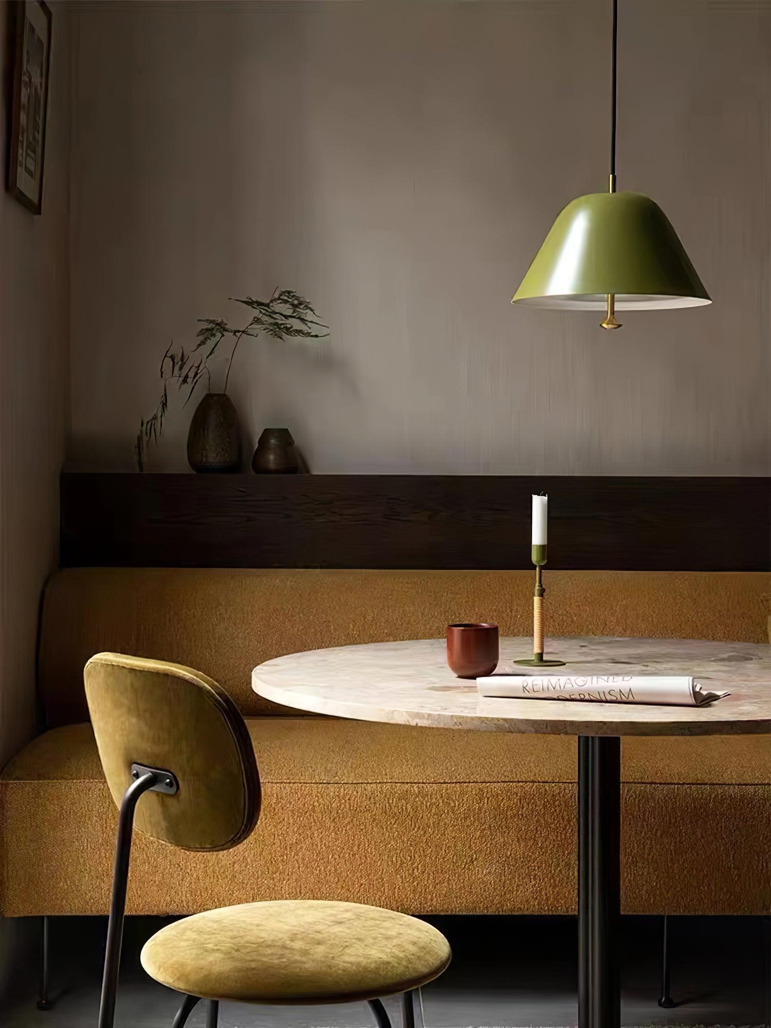 Evir Pendant Lamp Bell Glass Brass Minimalist-Neutral Decor