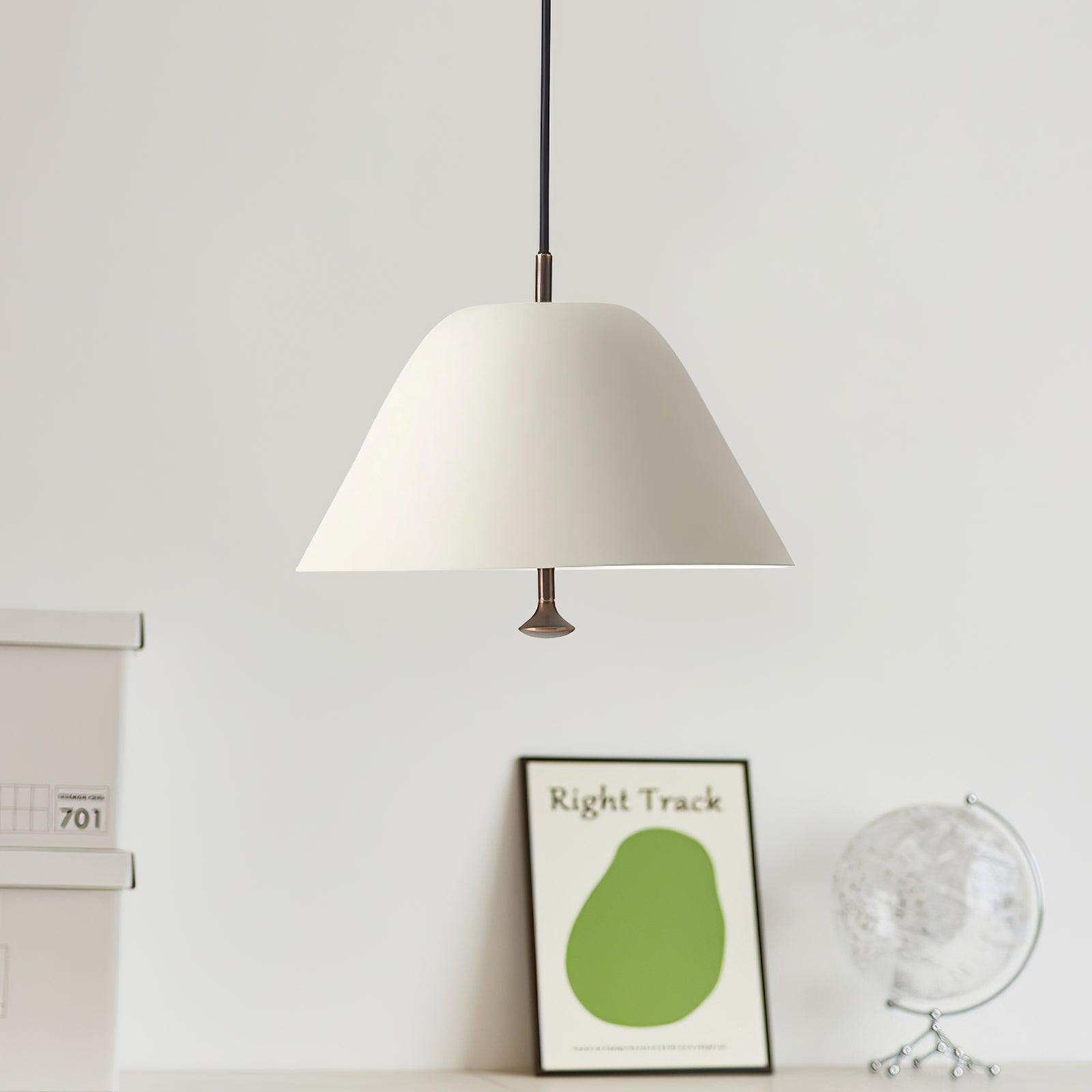 Evir Pendant Lamp Bell Glass Brass Minimalist-Neutral Decor