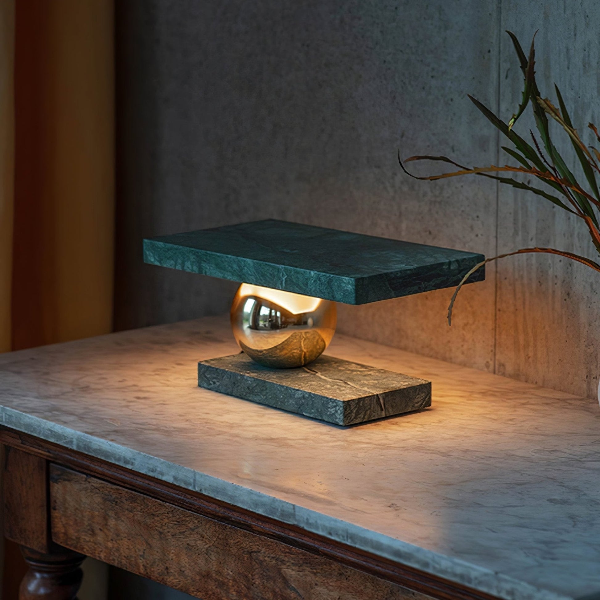 Andrew Modern Marble Table Lamp-Neutral Decor