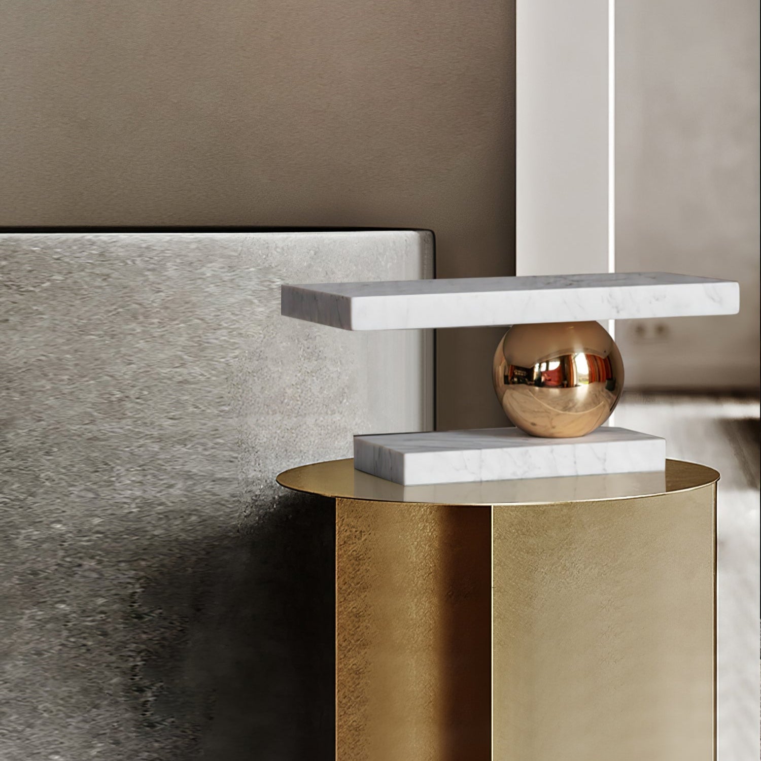 Andrew Modern Marble Table Lamp-Neutral Decor