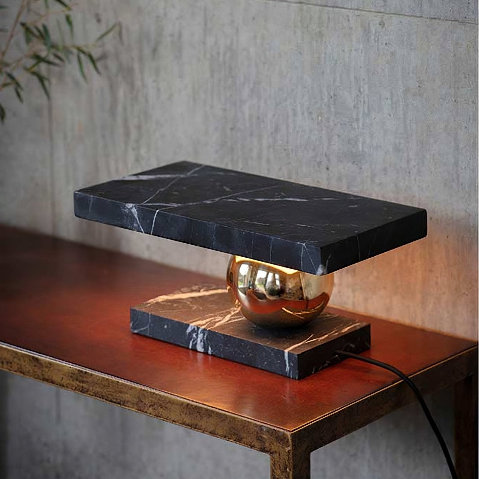 Andrew Modern Marble Table Lamp-Neutral Decor