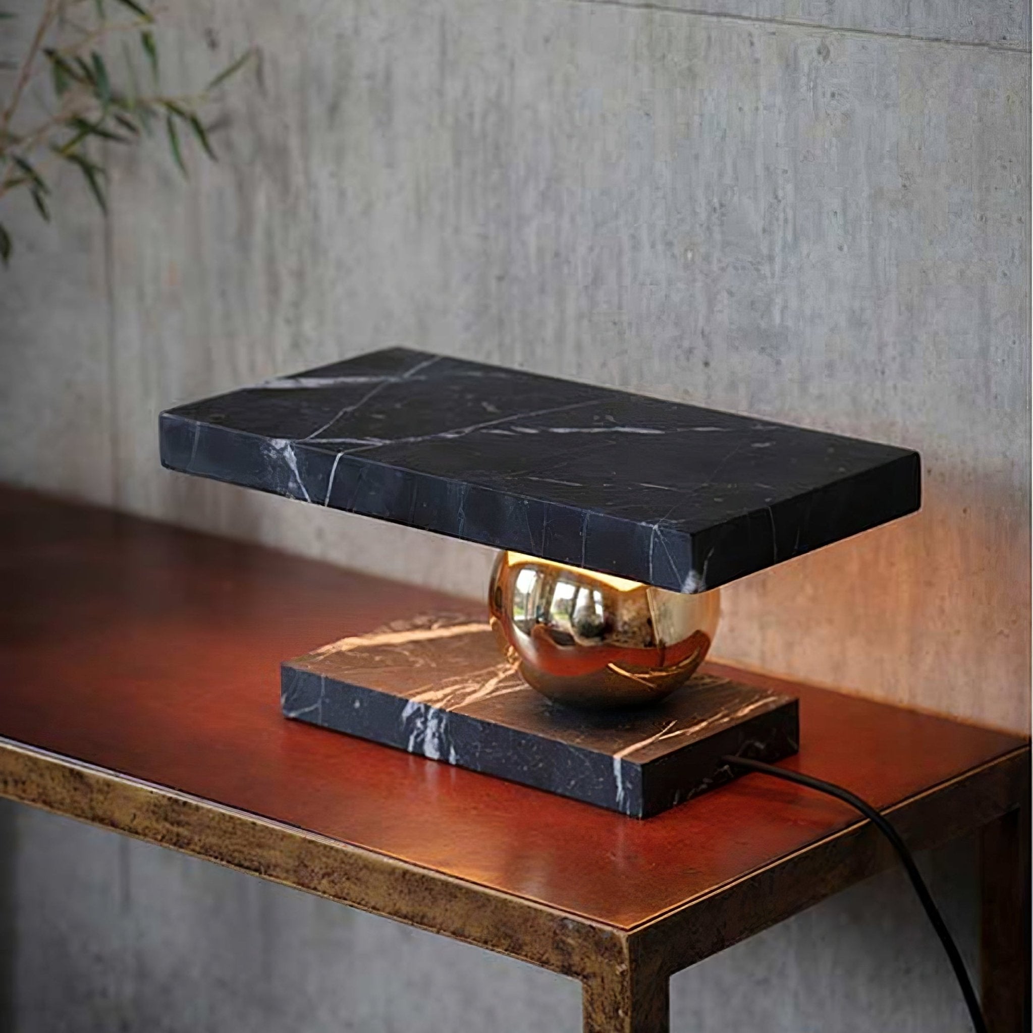 Andrew Modern Marble Table Lamp-Neutral Decor