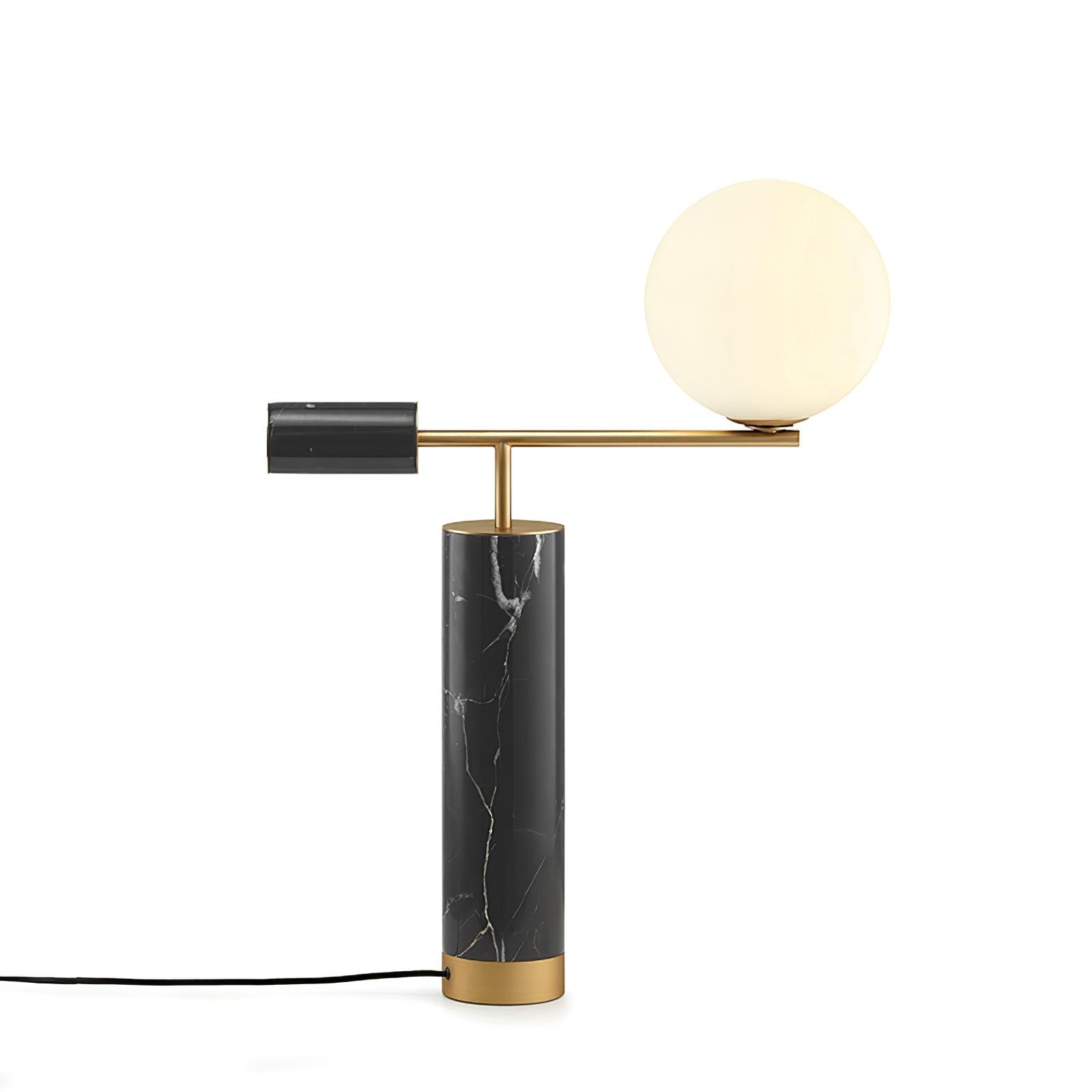 Vathayre Marble Minimalism Table Lamp-Neutral Decor