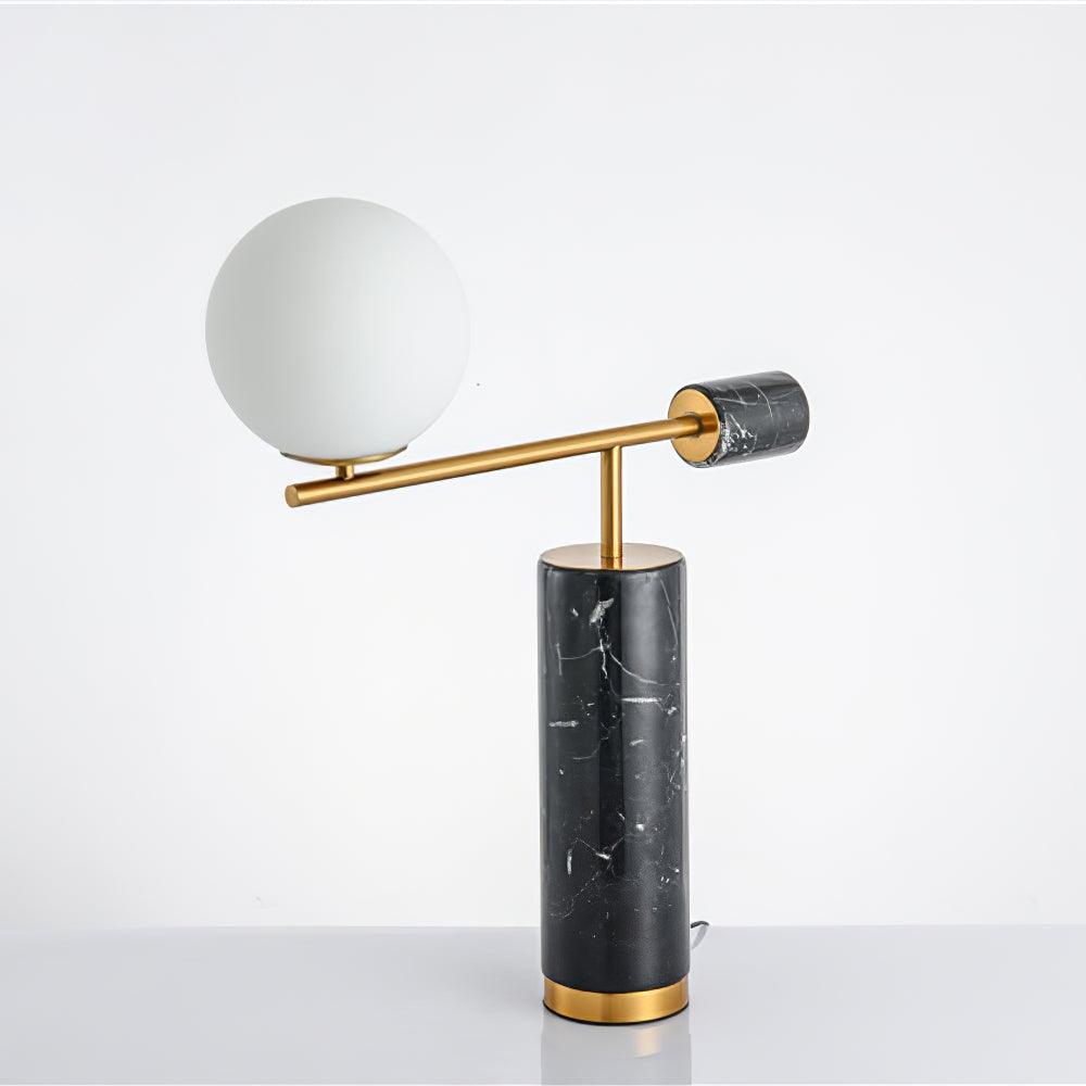 Vathayre Marble Minimalism Table Lamp-Neutral Decor