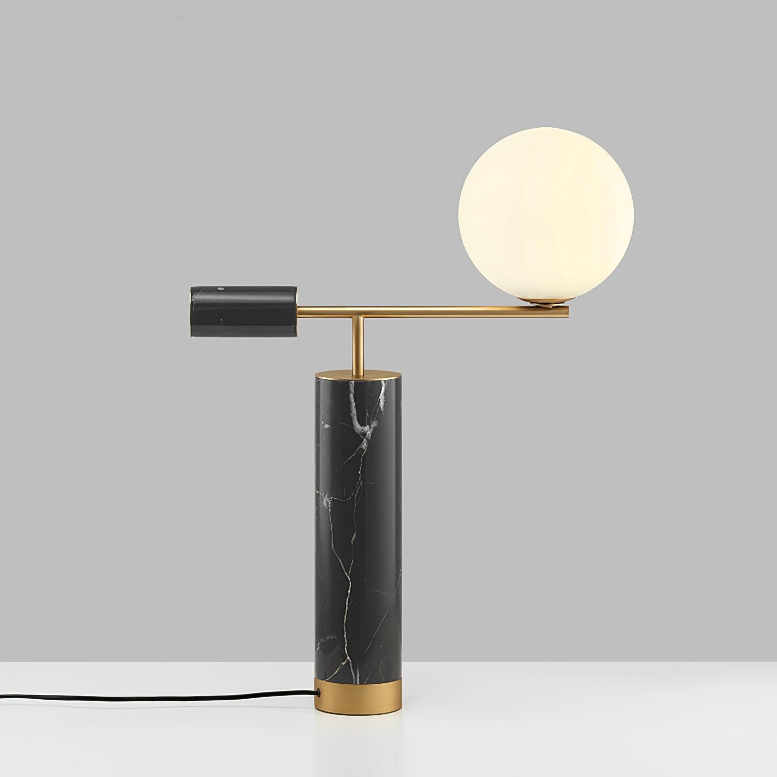 Vathayre Marble Minimalism Table Lamp-Neutral Decor