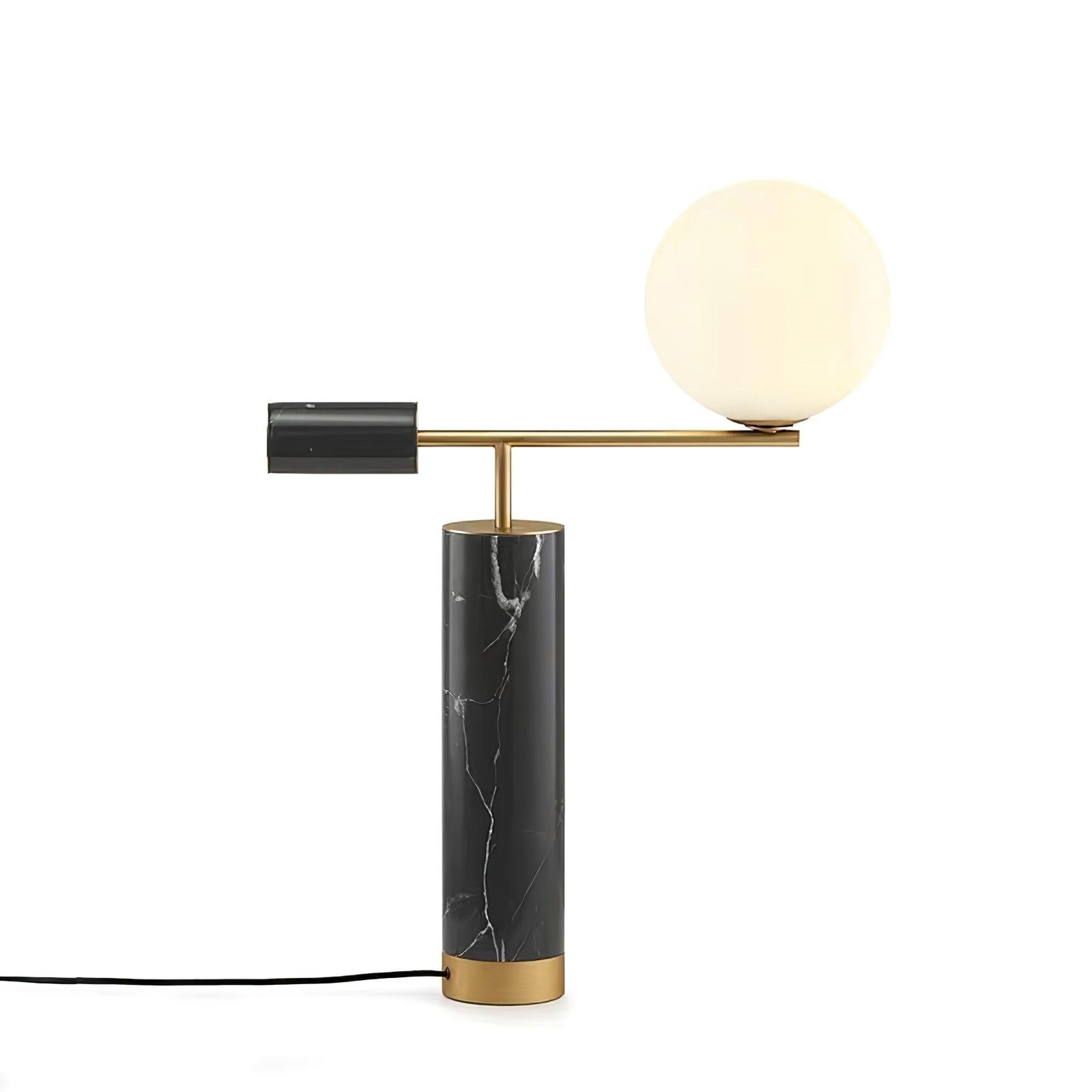 Vathayre Marble Minimalism Table Lamp-Neutral Decor