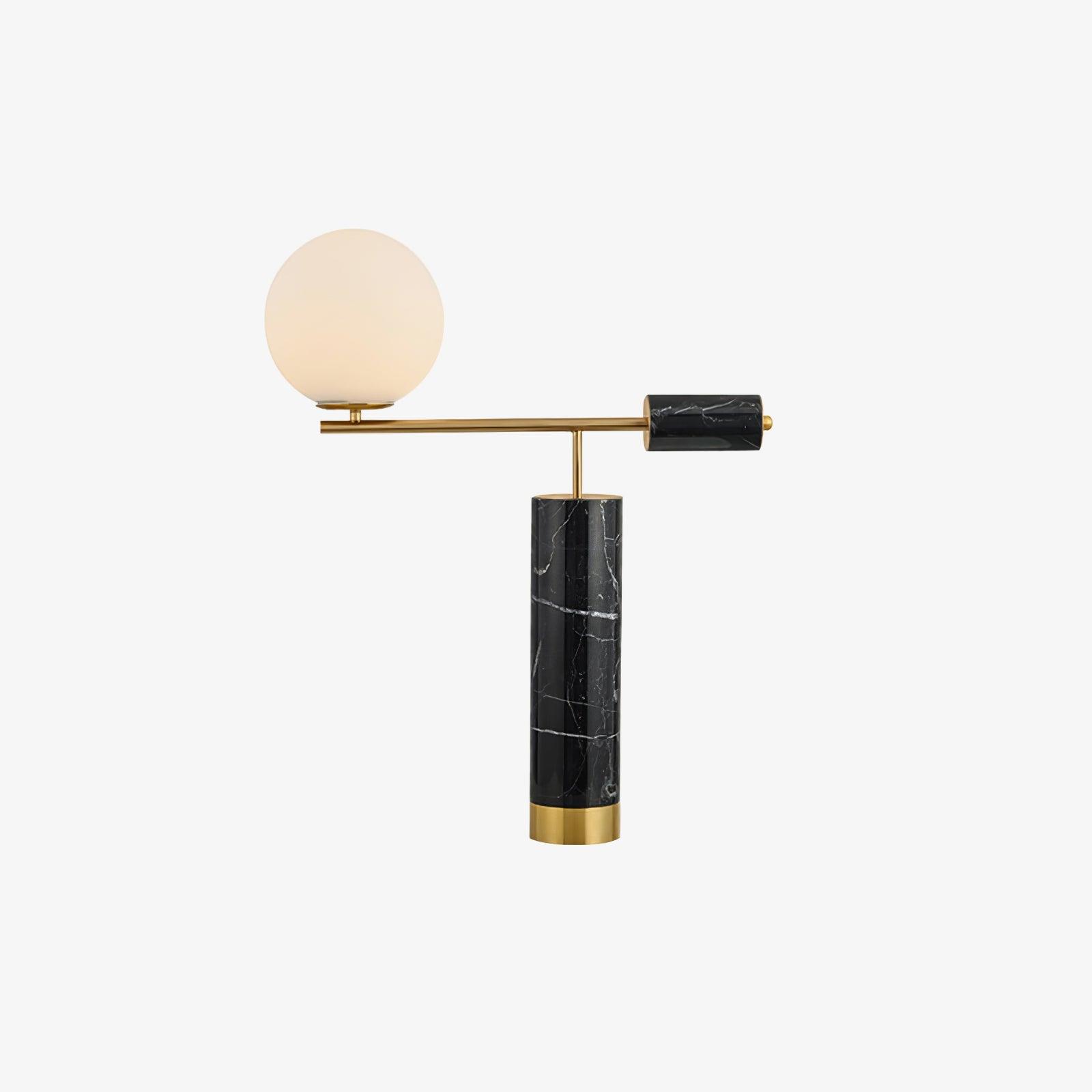 Vathayre Marble Minimalism Table Lamp-Neutral Decor