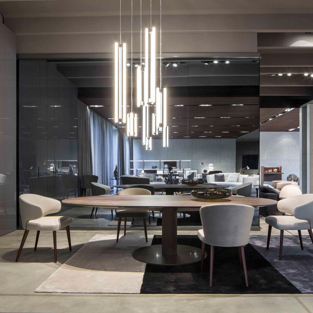 Virella Minimalist Cylindrical Pendant Light-Neutral Decor
