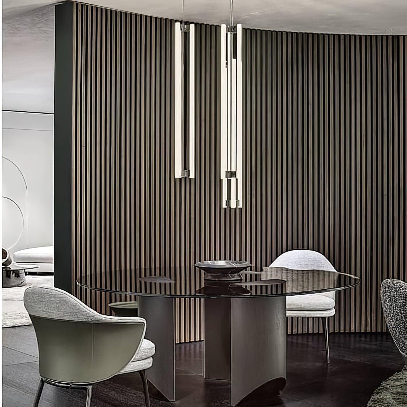 Virella Minimalist Cylindrical Pendant Light-Neutral Decor