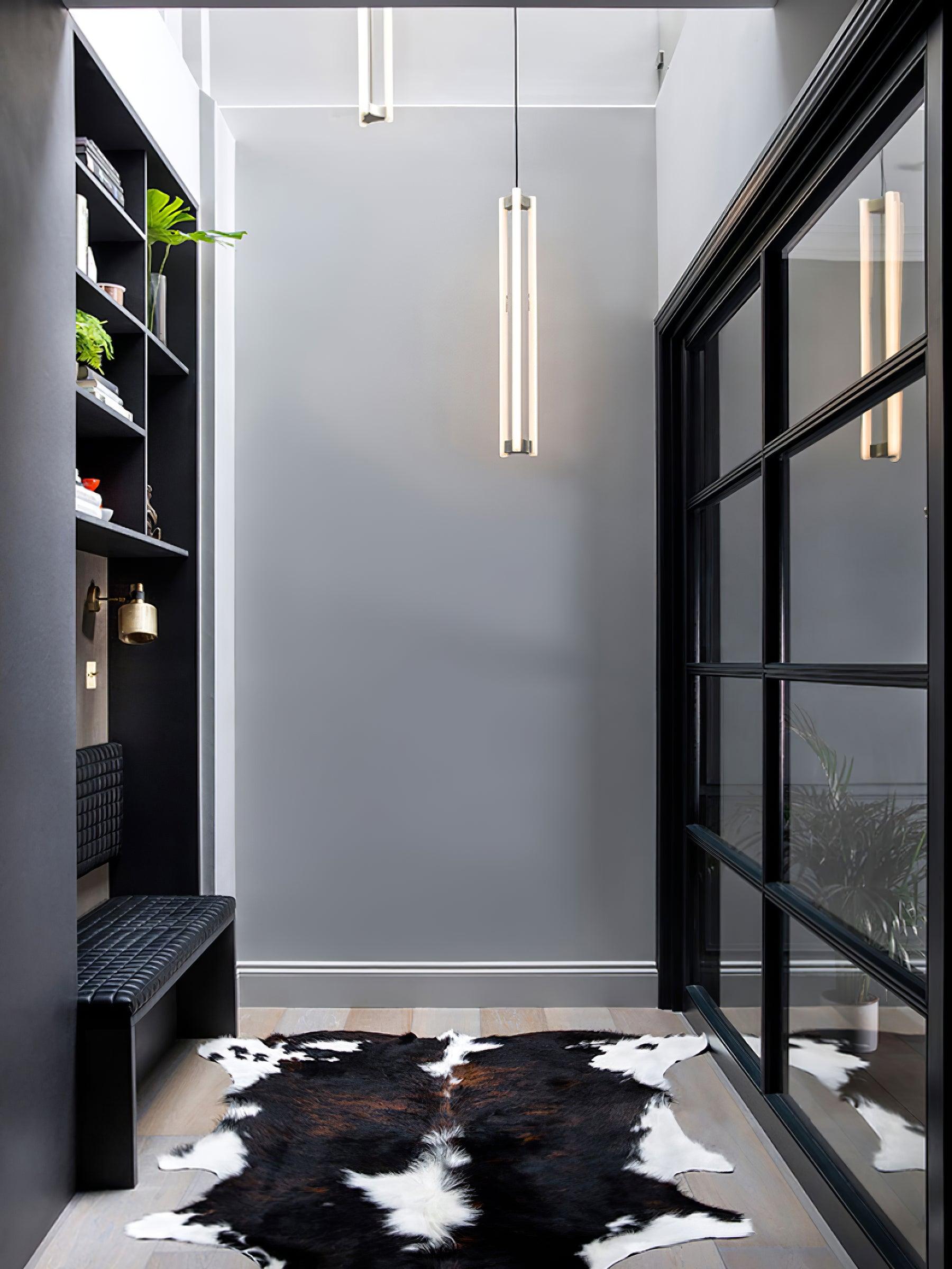 Virella Minimalist Cylindrical Pendant Light-Neutral Decor