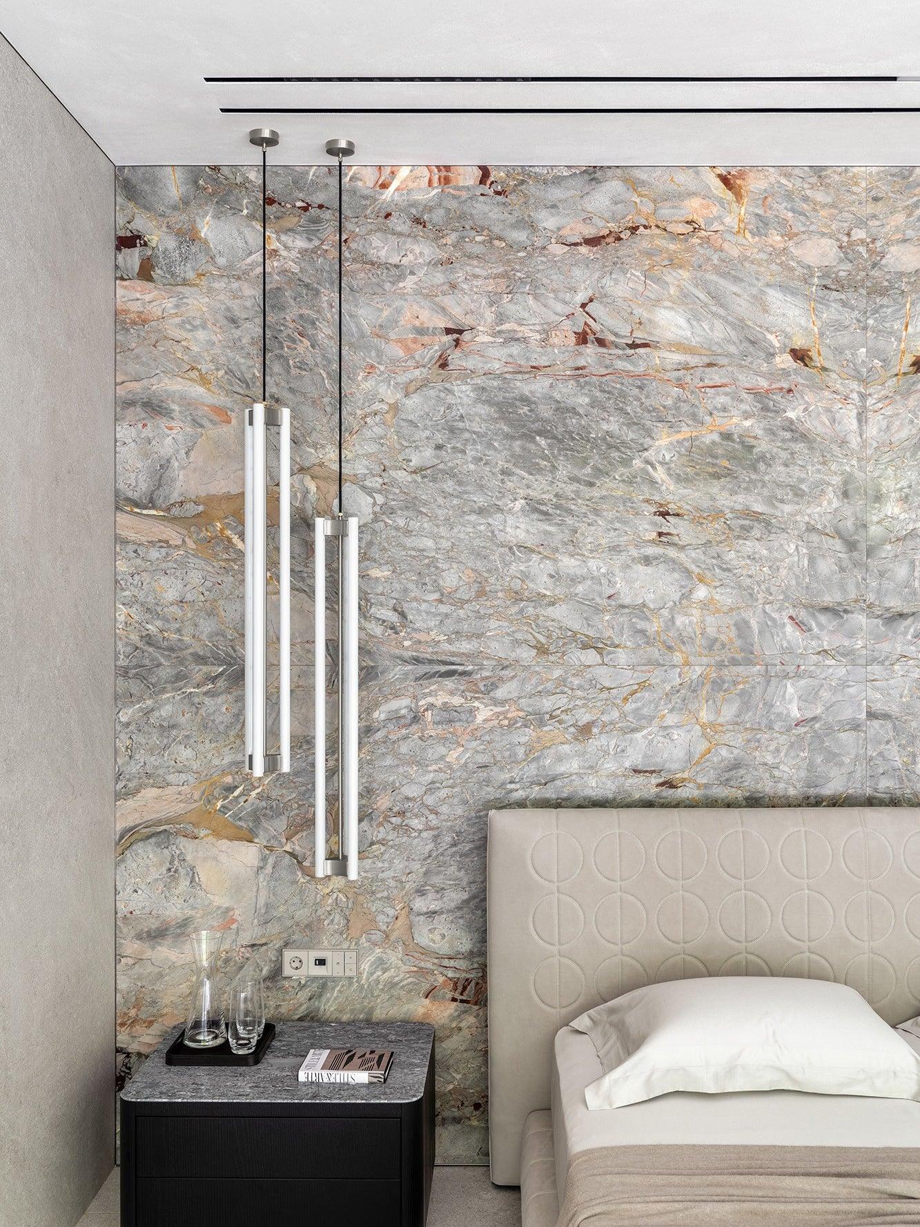 Virella Minimalist Cylindrical Pendant Light-Neutral Decor