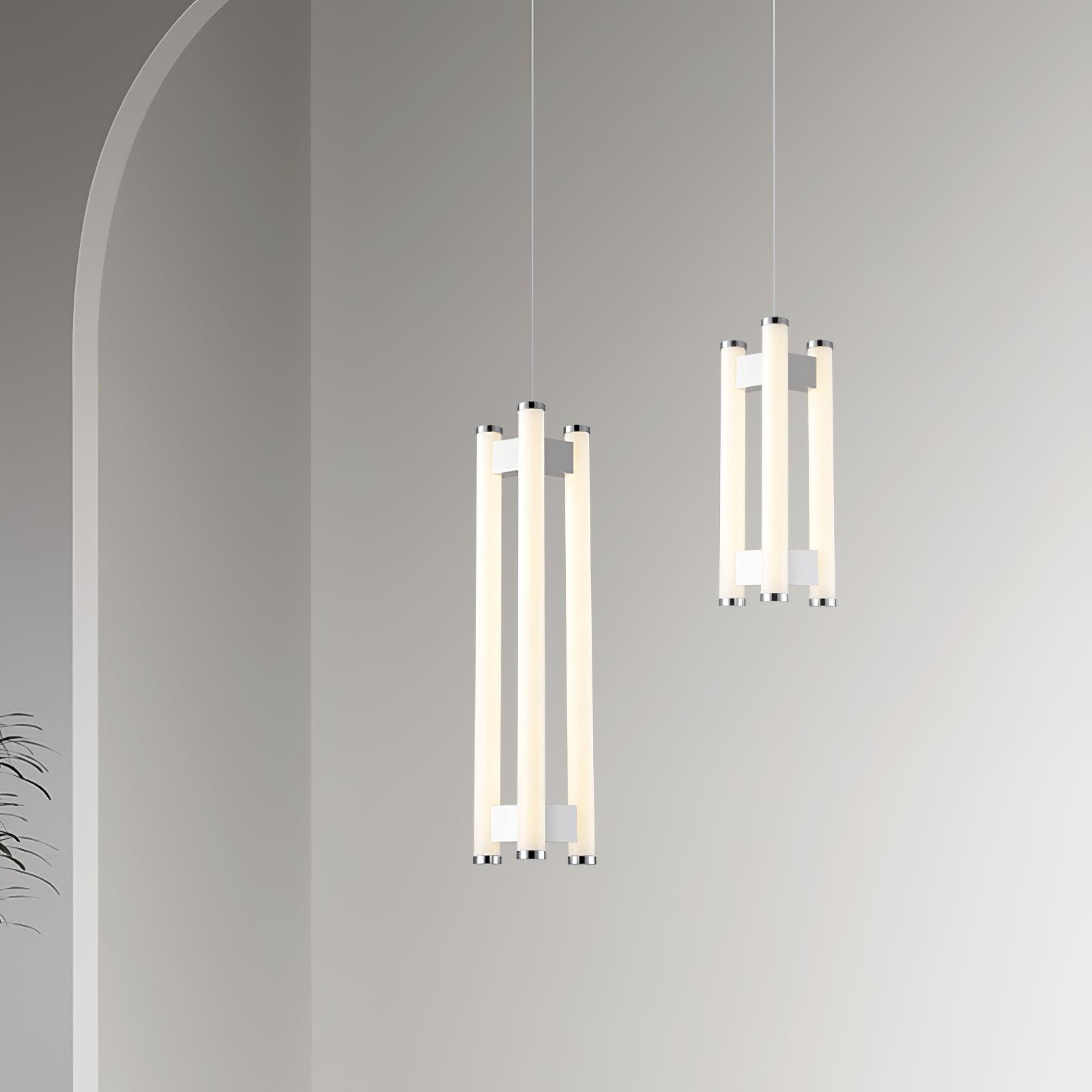 Virella Minimalist Cylindrical Pendant Light-Neutral Decor