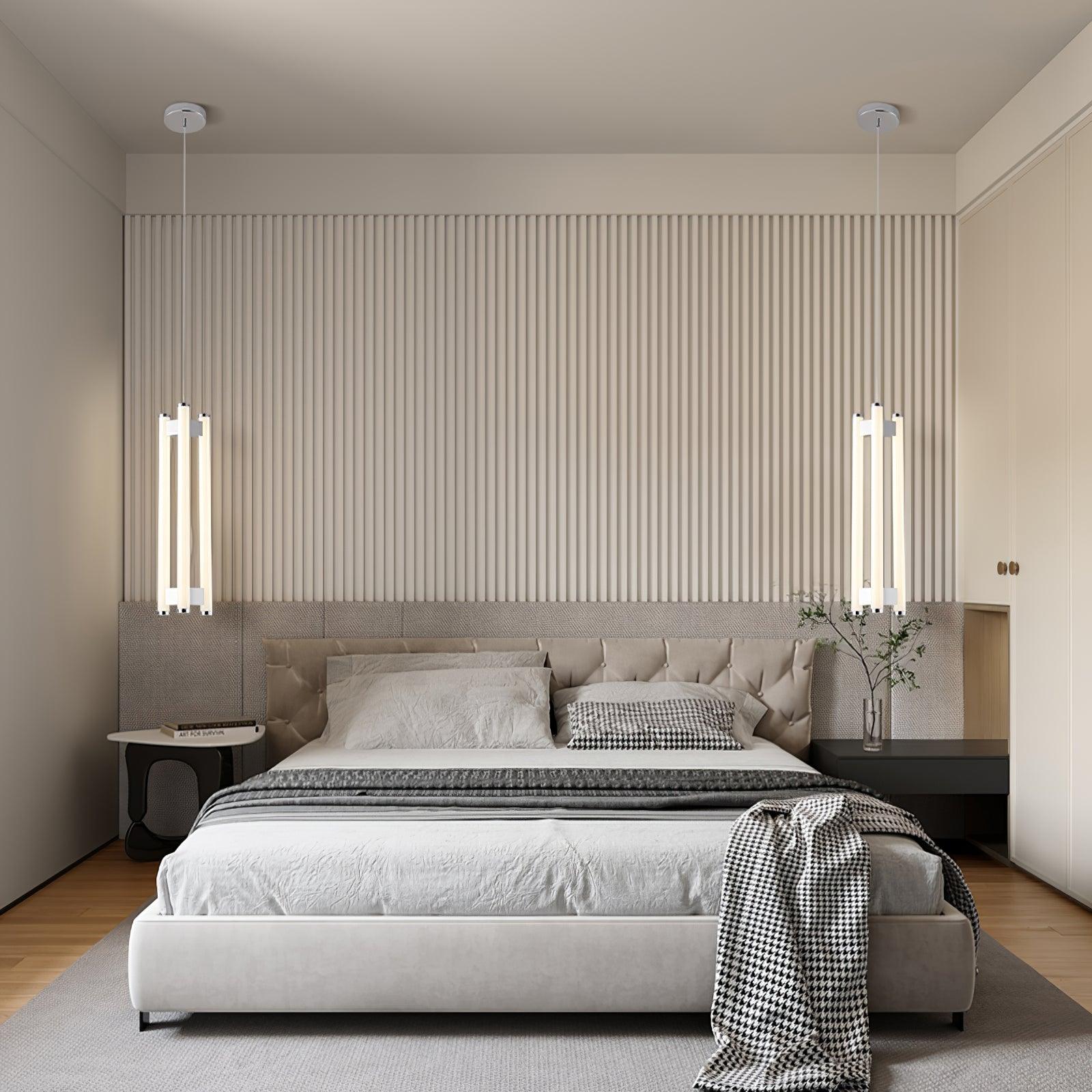 Virella Minimalist Cylindrical Pendant Light-Neutral Decor