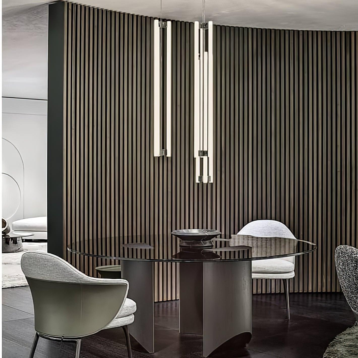 Virella Minimalist Cylindrical Pendant Light-Neutral Decor