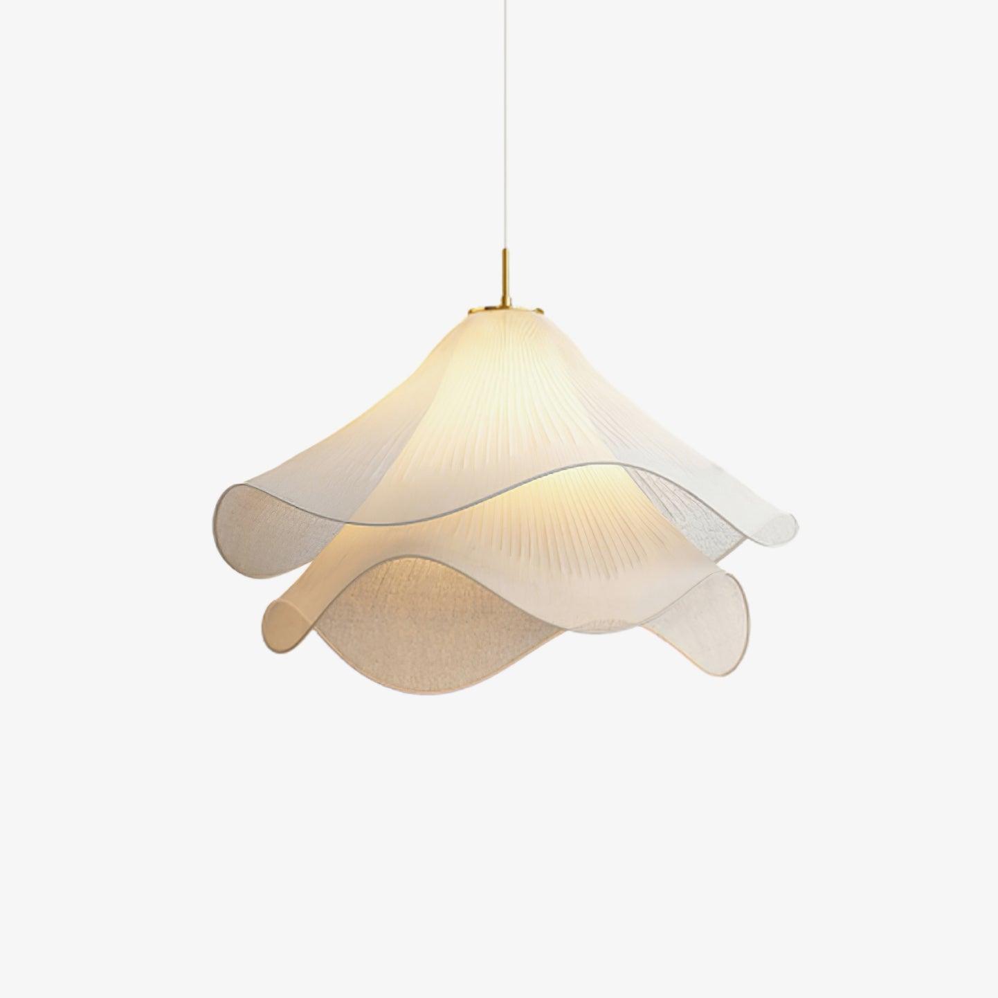 Evanel Fabric Artistic Pendant Light-Neutral Decor